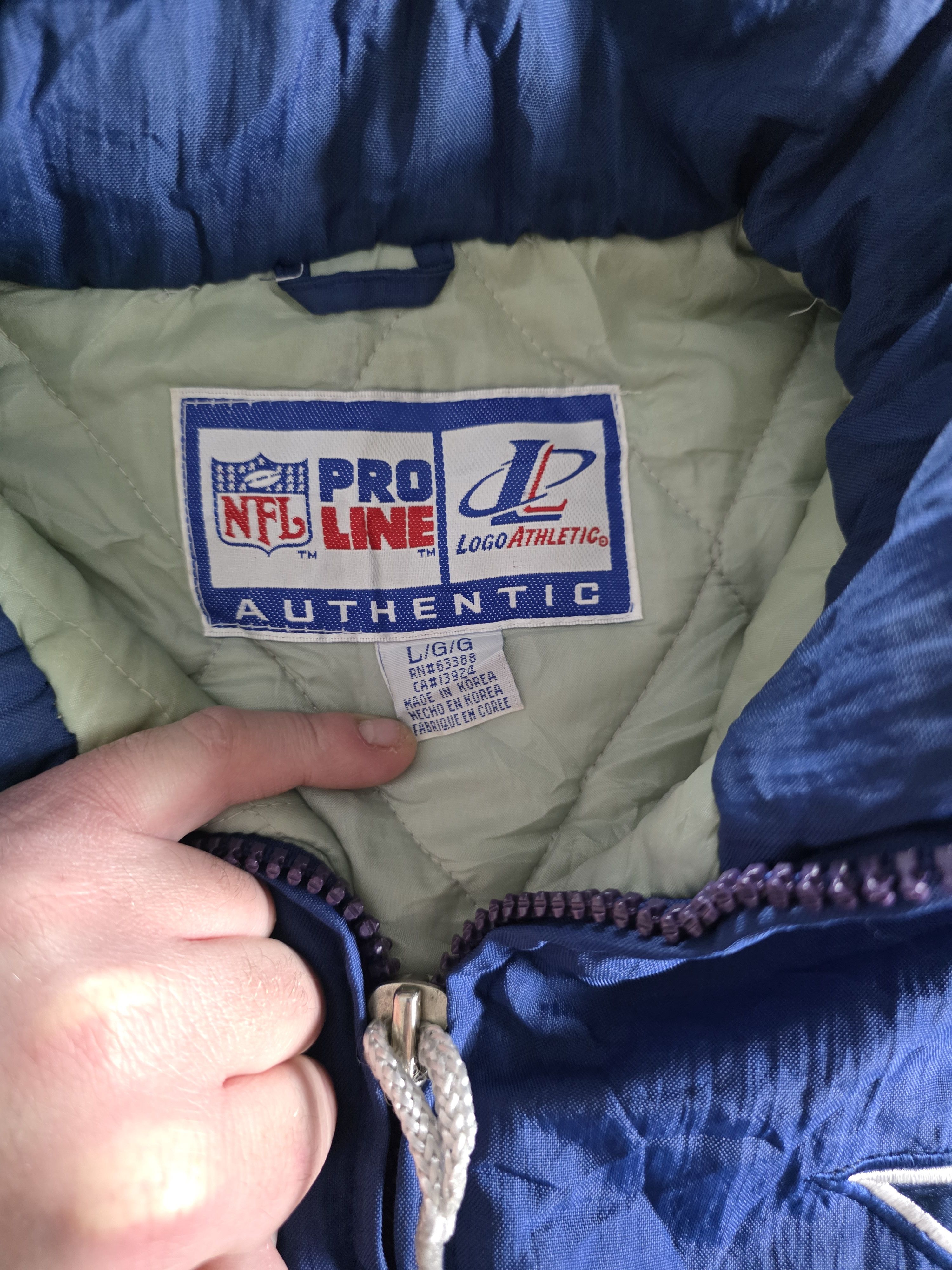 Pro Line Vintage 90s Dallas Cowboys NFL Pro Line Logo Athletic Puffer Size US L / EU 52-54 / 3 - 5 Thumbnail