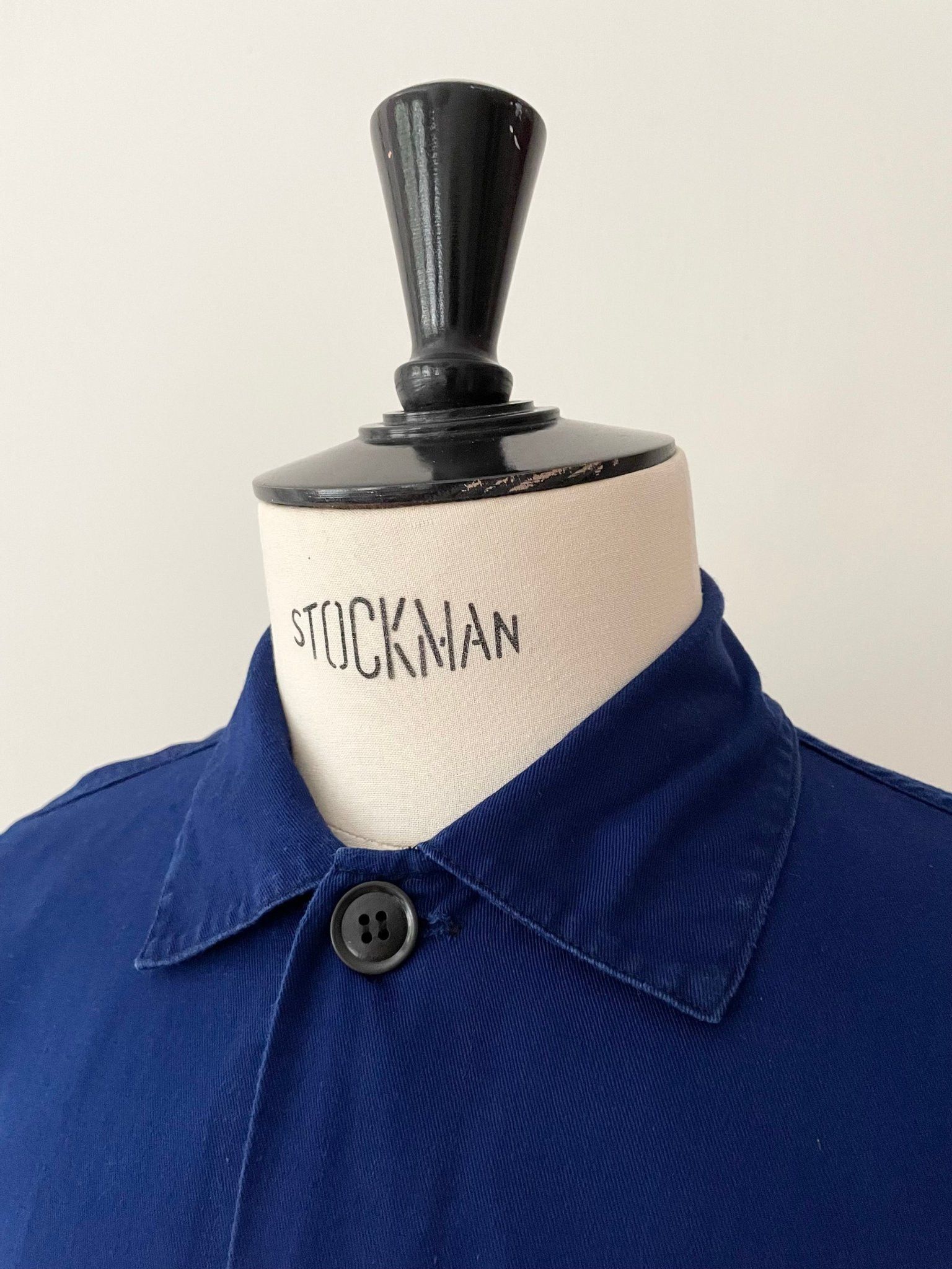 Vintage 1960's Blue Chore Jacket - Medium Size US M / EU 48-50 / 2 - 4 Thumbnail
