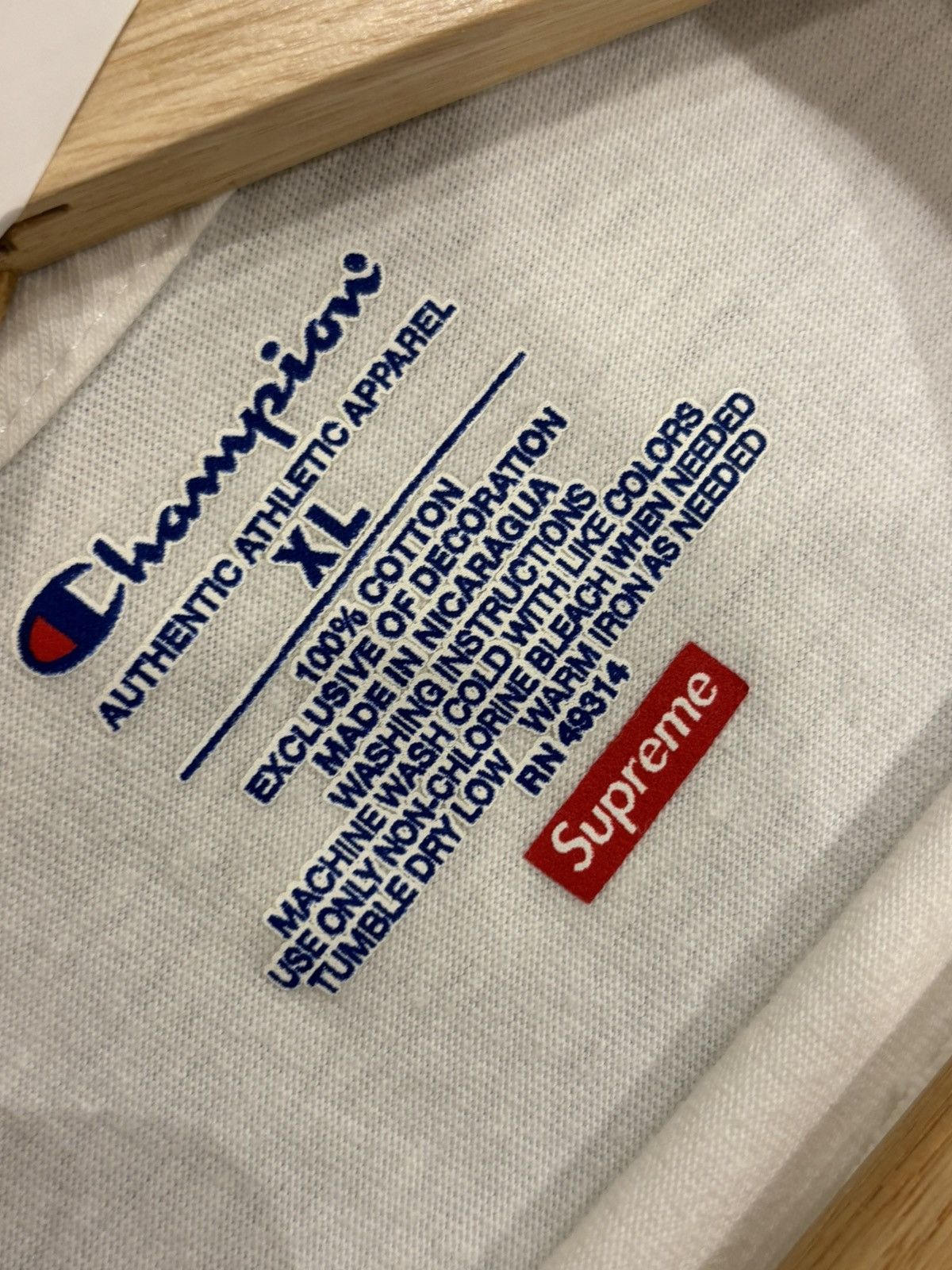 Champion × Supreme Supreme X Champion Chrome Tee Size US XL / EU 56 / 4 - 3 Thumbnail