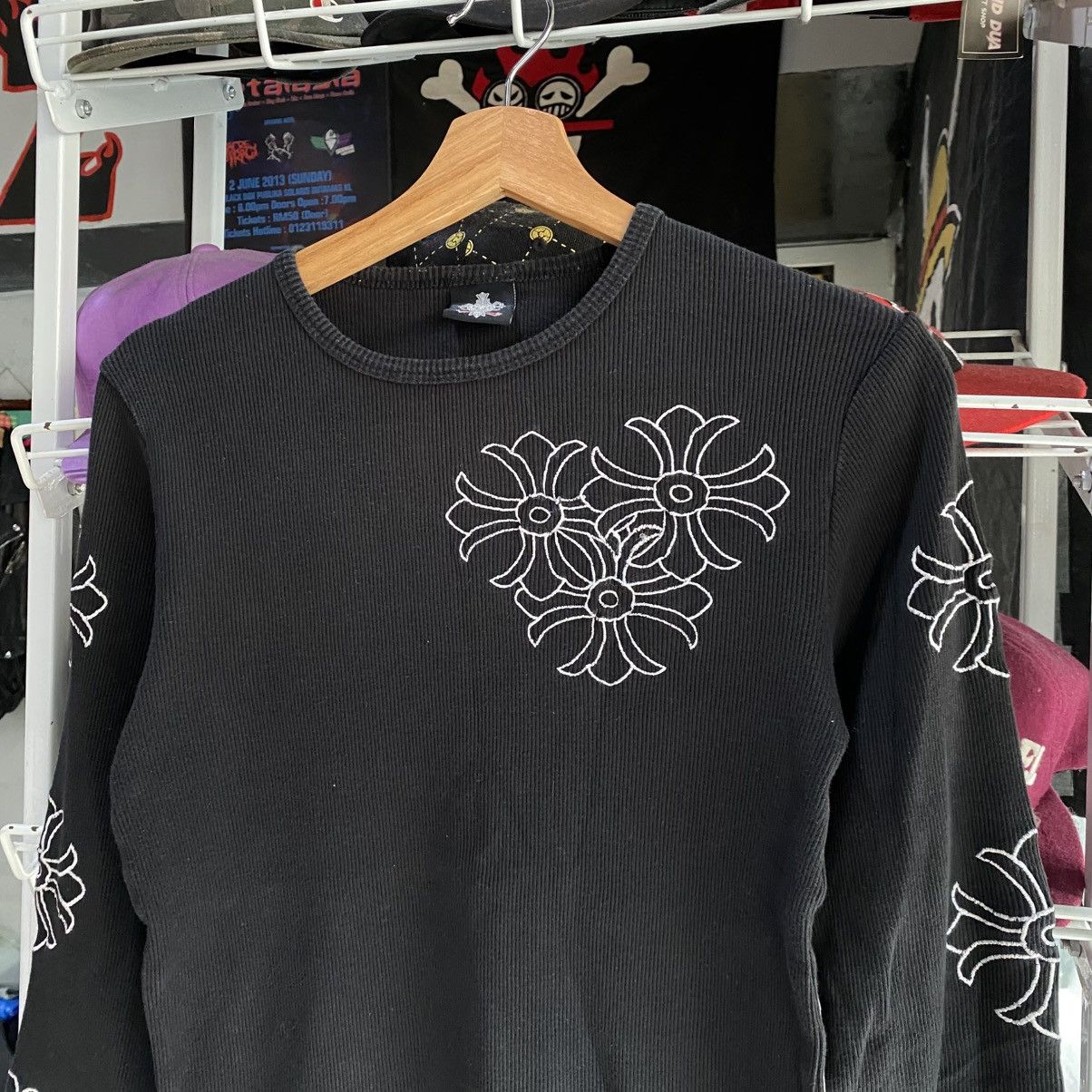 Japanese Brand Bodymaker Cross Logo Inspired Chrome Hearts Longsleeve tee Size US XS / EU 42 / 0 - 3 Thumbnail