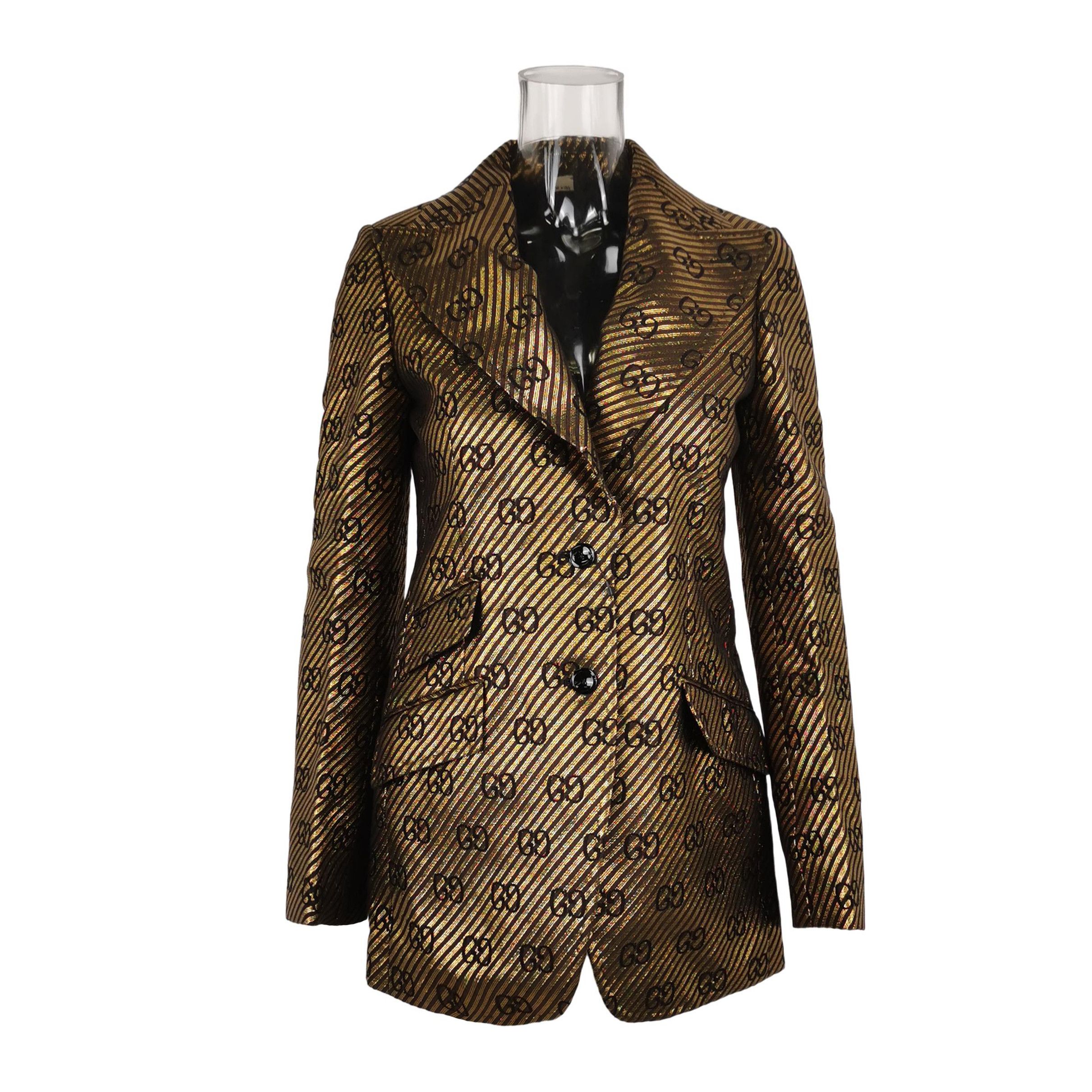 Gucci Gucci GG Metallic Blazer Size 38 Size XS / US 0-2 / IT 36-38 - 1 Thumbnail
