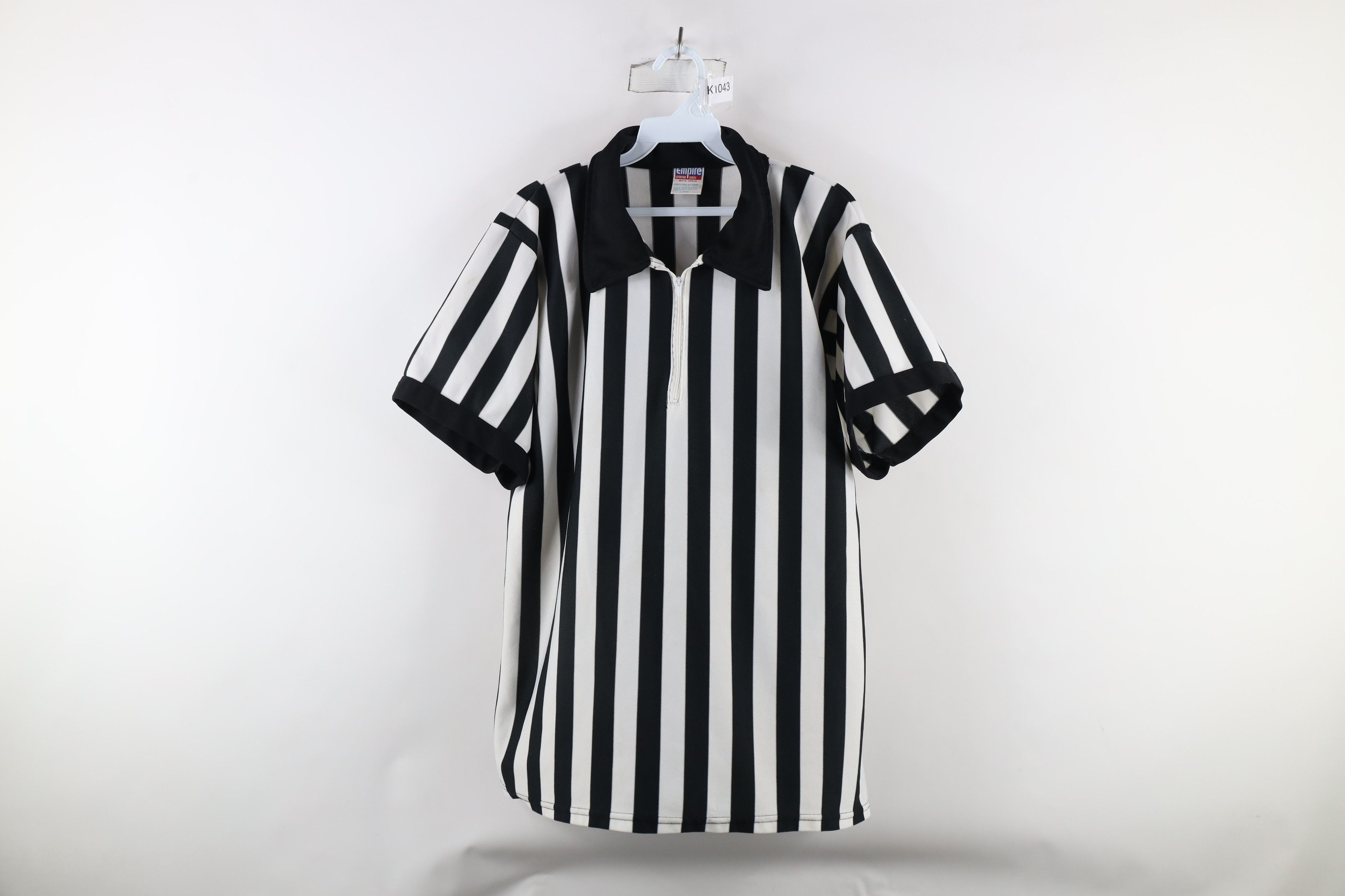Vintage Vintage 70s Streetwear Referee Uniform Jersey Polo USA Size US L / EU 52-54 / 3 - 1 Thumbnail