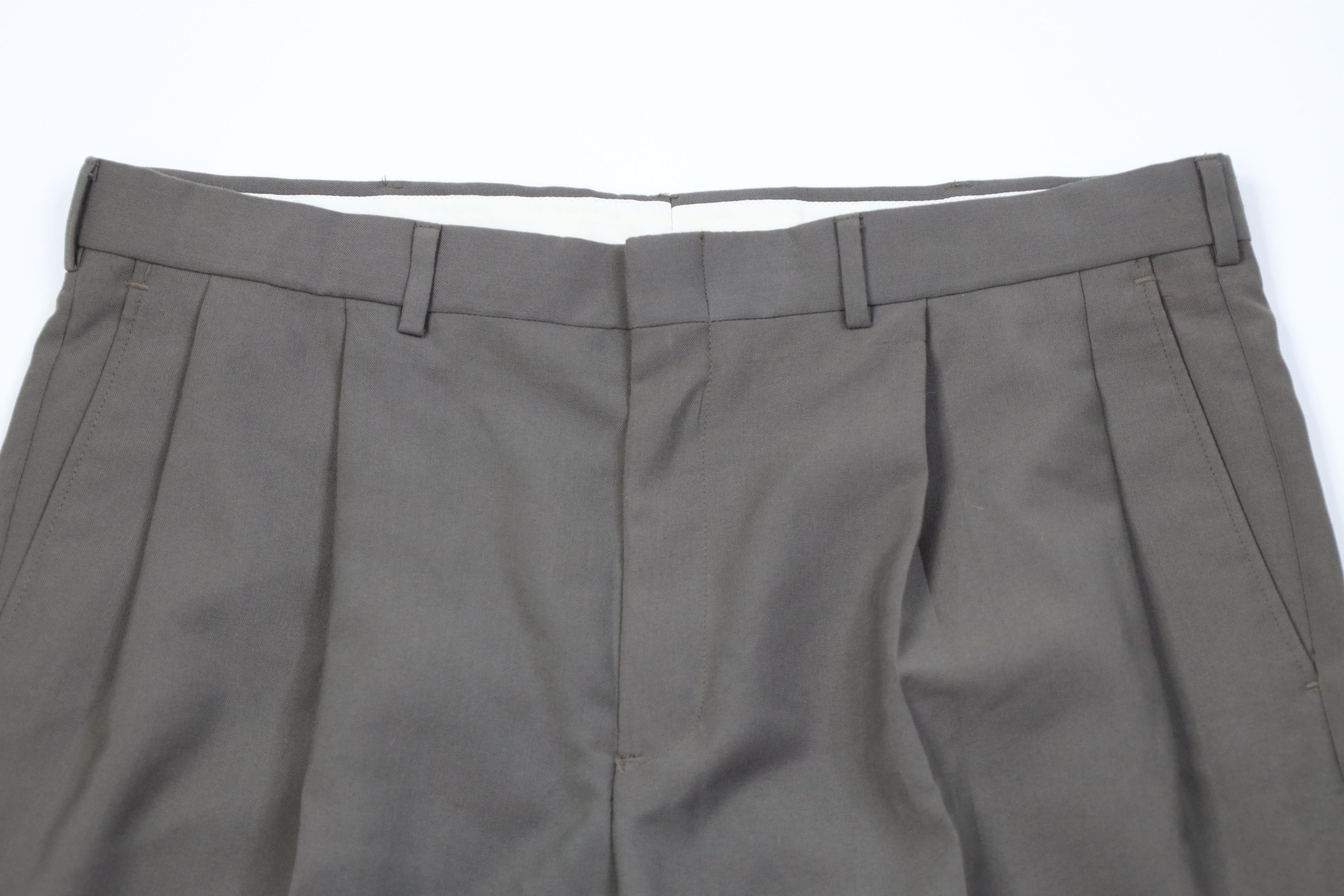 Vintage Vintage 90s Streetwear Knit Wide Leg Chino Pants Gray Size US 38 / EU 54 - 2 Thumbnail