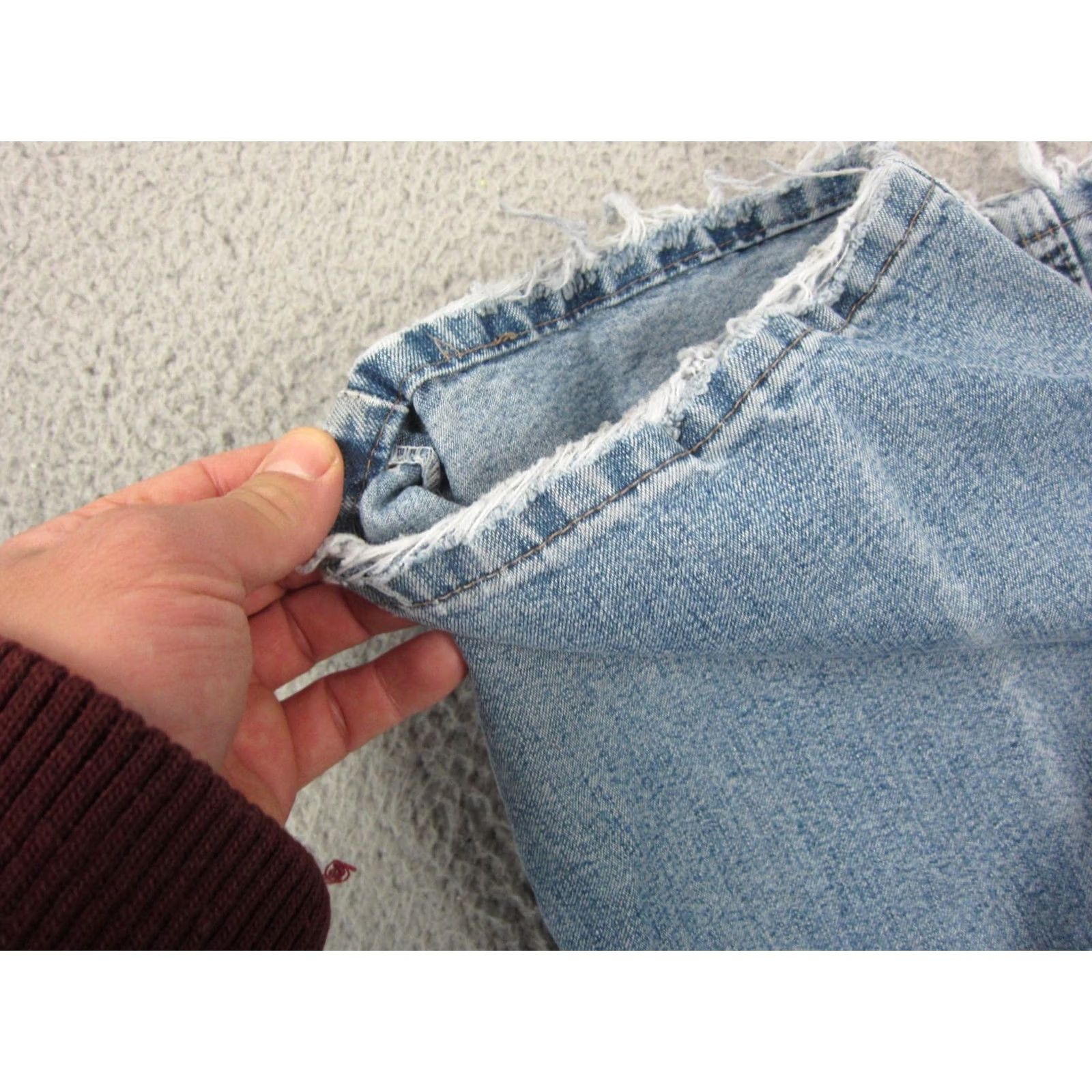 Wrangler VINTAGE Wrangler Jeans Mens Regular Five Star Premium Denim 34 x 30 Blue Y2K 90s Workwear Baggy Carpenter Straight Pants Size US 34 / EU 50 - 5 Thumbnail