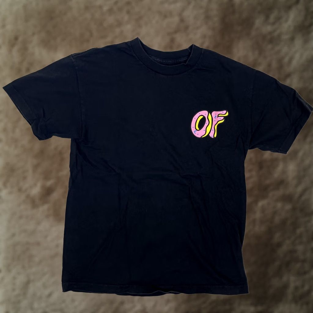 Odd Future Odd Future Donut T-Shirt Mens Medium Black Graphic Logo Hip Hop Tee Size US M / EU 48-50 / 2 - 1 Thumbnail