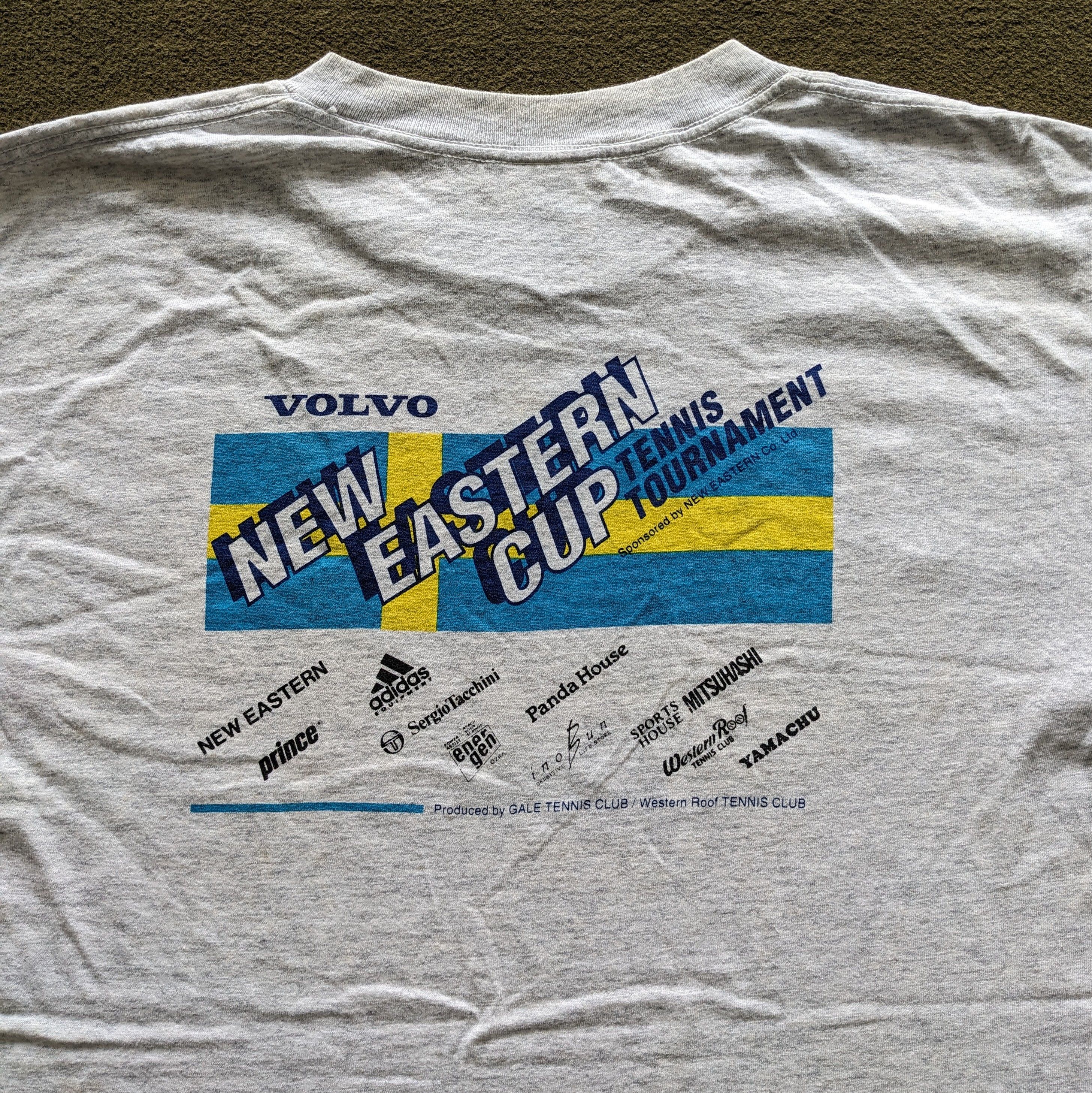 Other Vintage 90's VOLVO New Eastern Cup Tennis T-shirt Size US M / EU 48-50 / 2 - 2 Thumbnail
