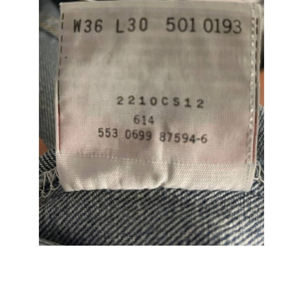 Levi's Levis VTG 1993 501 Preshrunk Jeans Size 36X30 NWT Size US 36 / EU 52 - 8 Thumbnail
