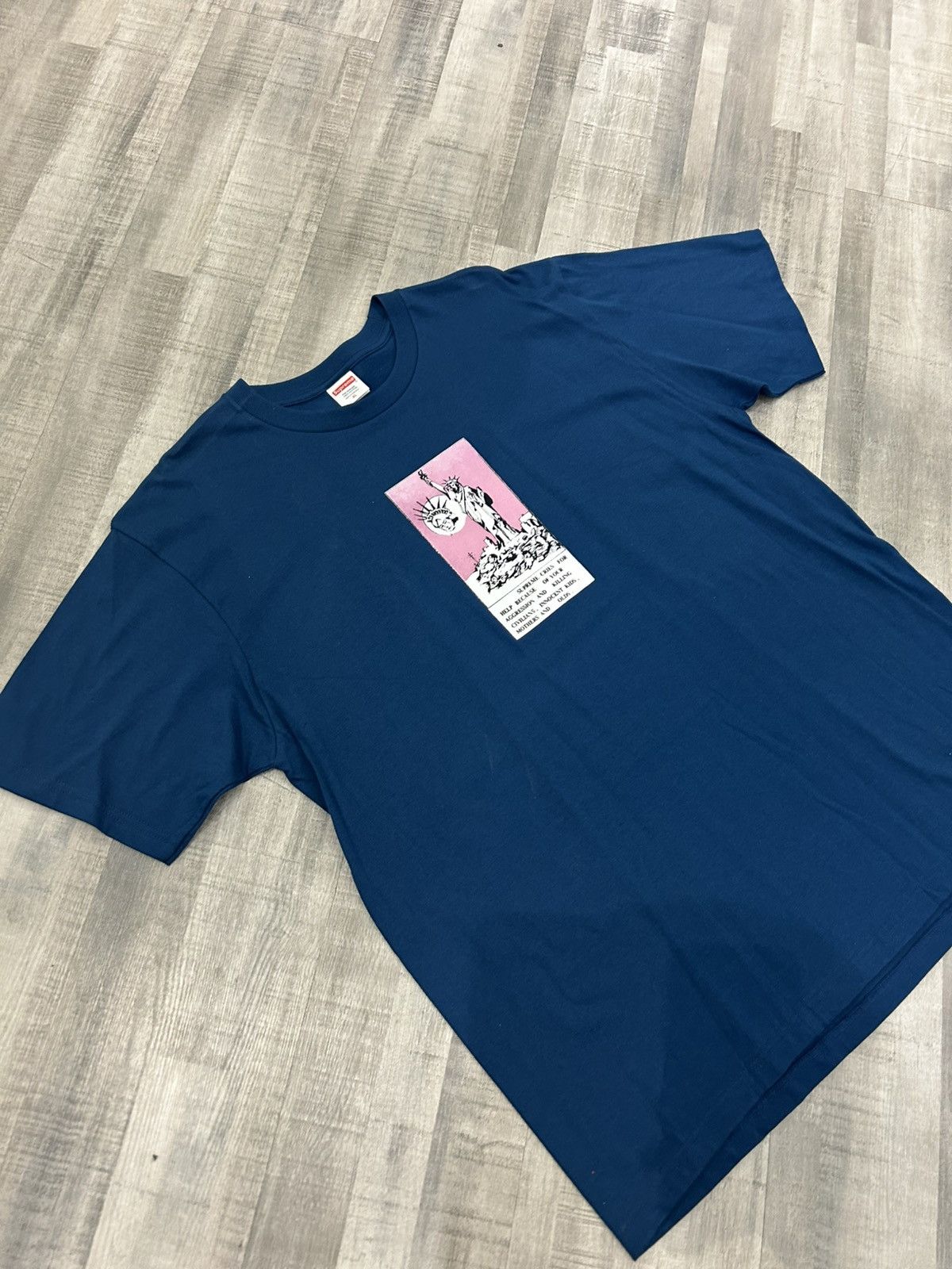 Supreme Supreme Liberty Tee Size US XL / EU 56 / 4 - 2 Thumbnail