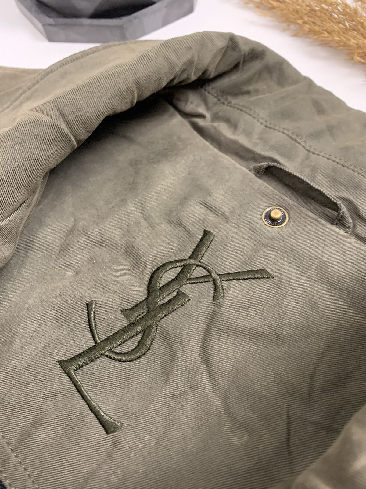 Vintage × Yves Saint Laurent Vintage Yves Saint Laurent Full Zipper Coats Size US XL / EU 56 / 4 - 13 Thumbnail