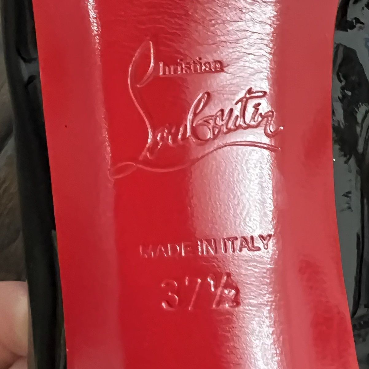Christian Louboutin Authentic Christian Louboutin New Very Prive 120 Black Size US 7 / IT 37 - 12 Thumbnail