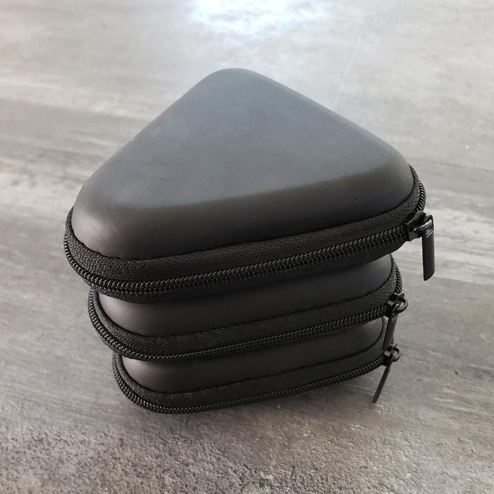 Designer Black Matte Triangle Headphone Case Size ONE SIZE - 3 Thumbnail