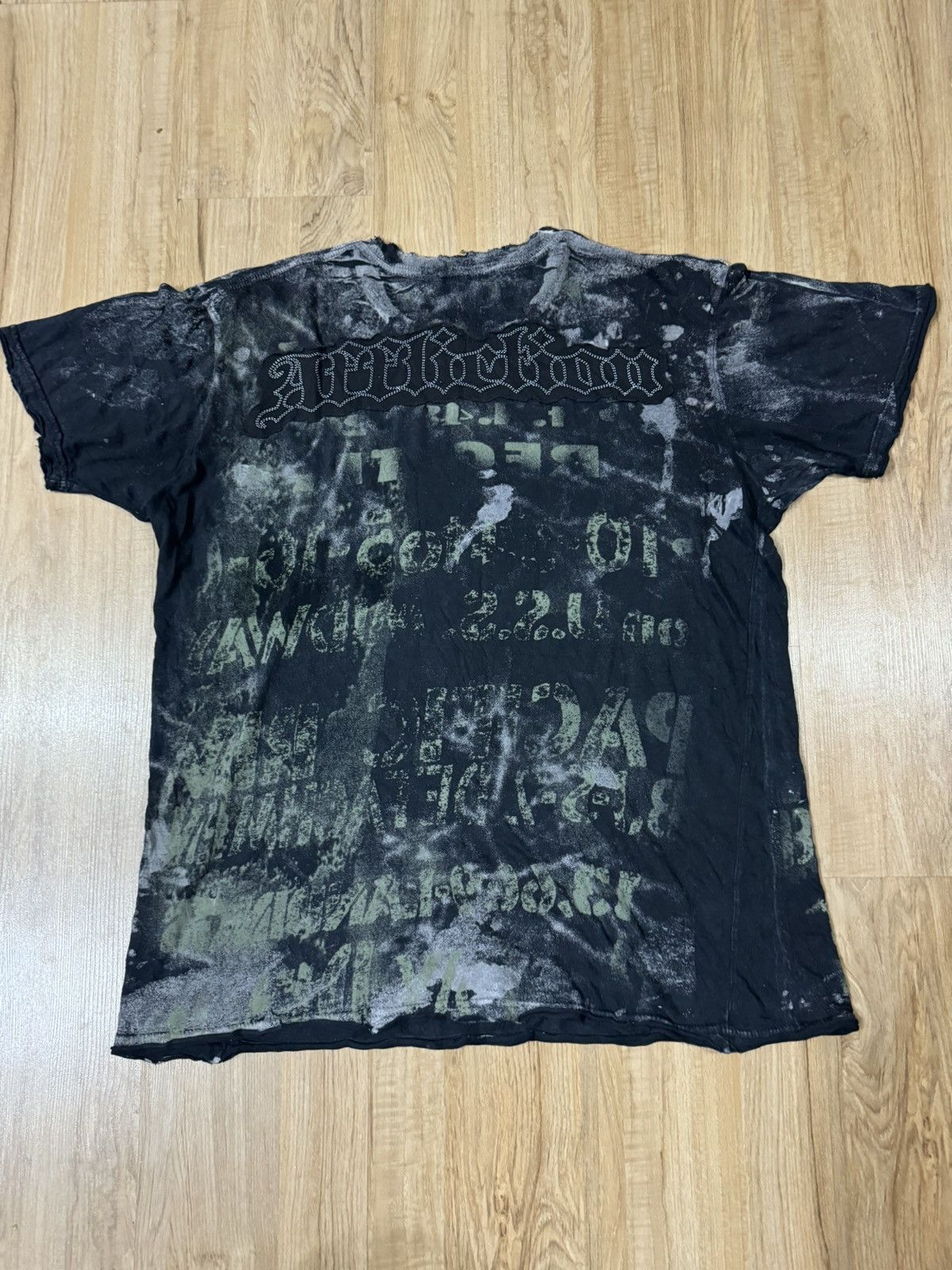 Affliction × Seditionaries AFFLICTION PUNK STYLE PATCHWORKS TSHIRT Size US L / EU 52-54 / 3 - 4 Thumbnail