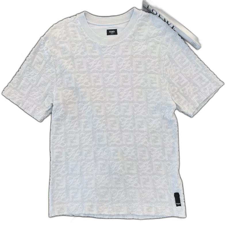 Fendi FENDI White Short Sleeve T-Shirt Size US M / EU 48-50 / 2 - 1 Thumbnail
