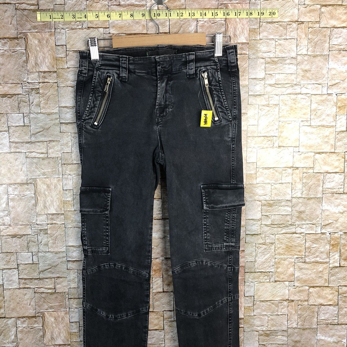 Japanese Brand Japanese Brand Black Cargo Multipocket Pants #A444 Size 26" / US 2 / IT 38 - 2 Thumbnail