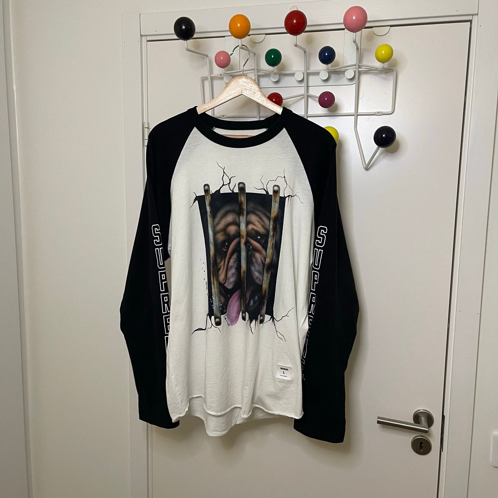Supreme Supreme SS2020 MArio Ayala Dog Raglan L/S Top Size US L / EU 52-54 / 3 - 3 Thumbnail