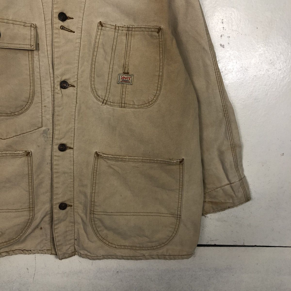 Levi's 📌Vintage Chore Jacket Duck Canvas Levi's Multi Pocket Size US M / EU 48-50 / 2 - 7 Thumbnail
