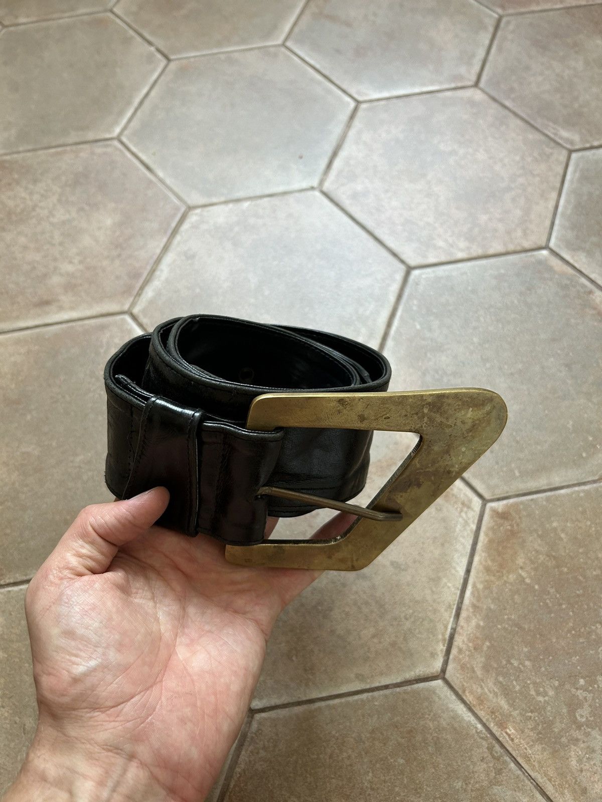 Other Vintage leather belt Size ONE SIZE - 2 Thumbnail