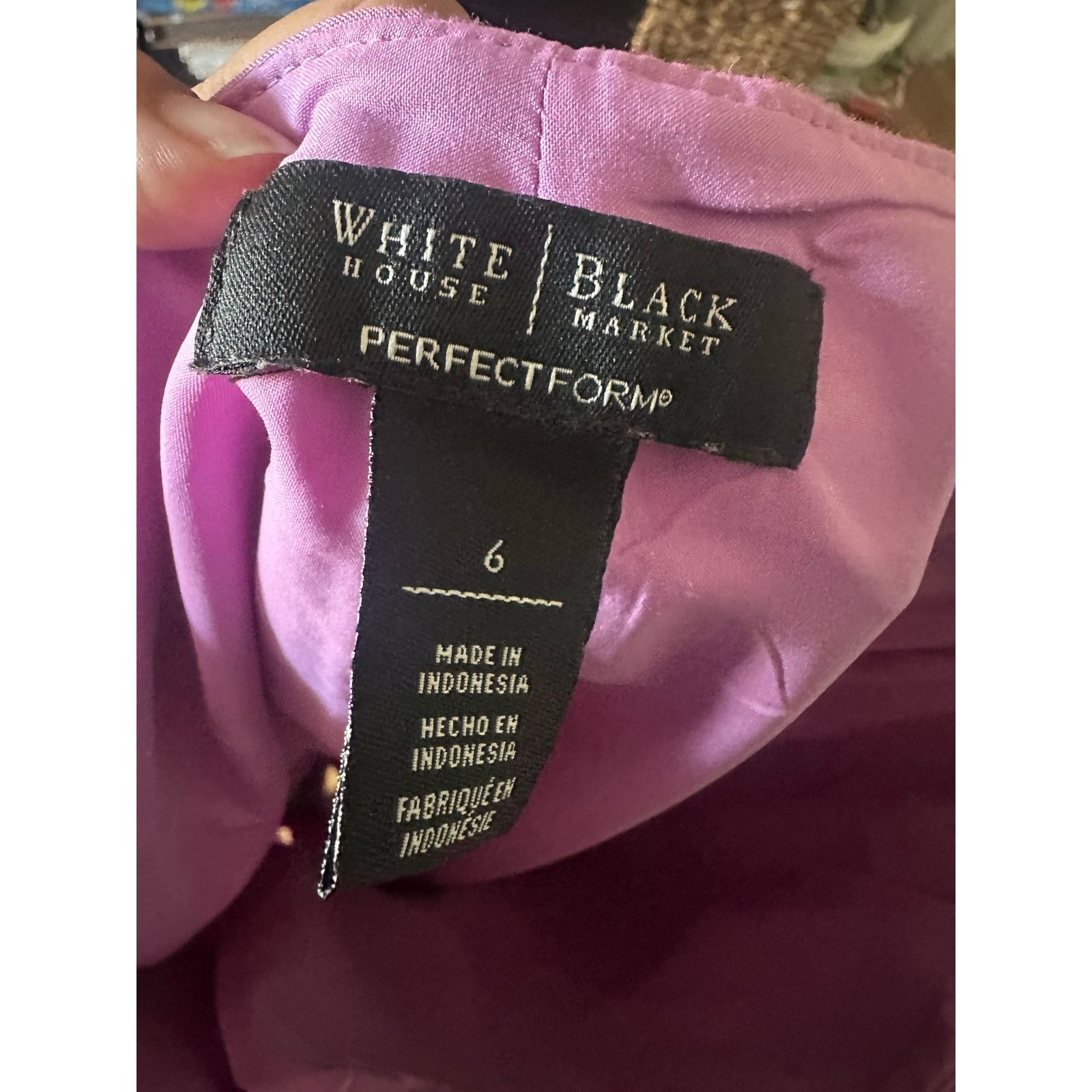 White House Black Market White House Black Market Lavender Pencil Skirt Perfect Form Size 28" / US 6 / IT 42 - 4 Thumbnail