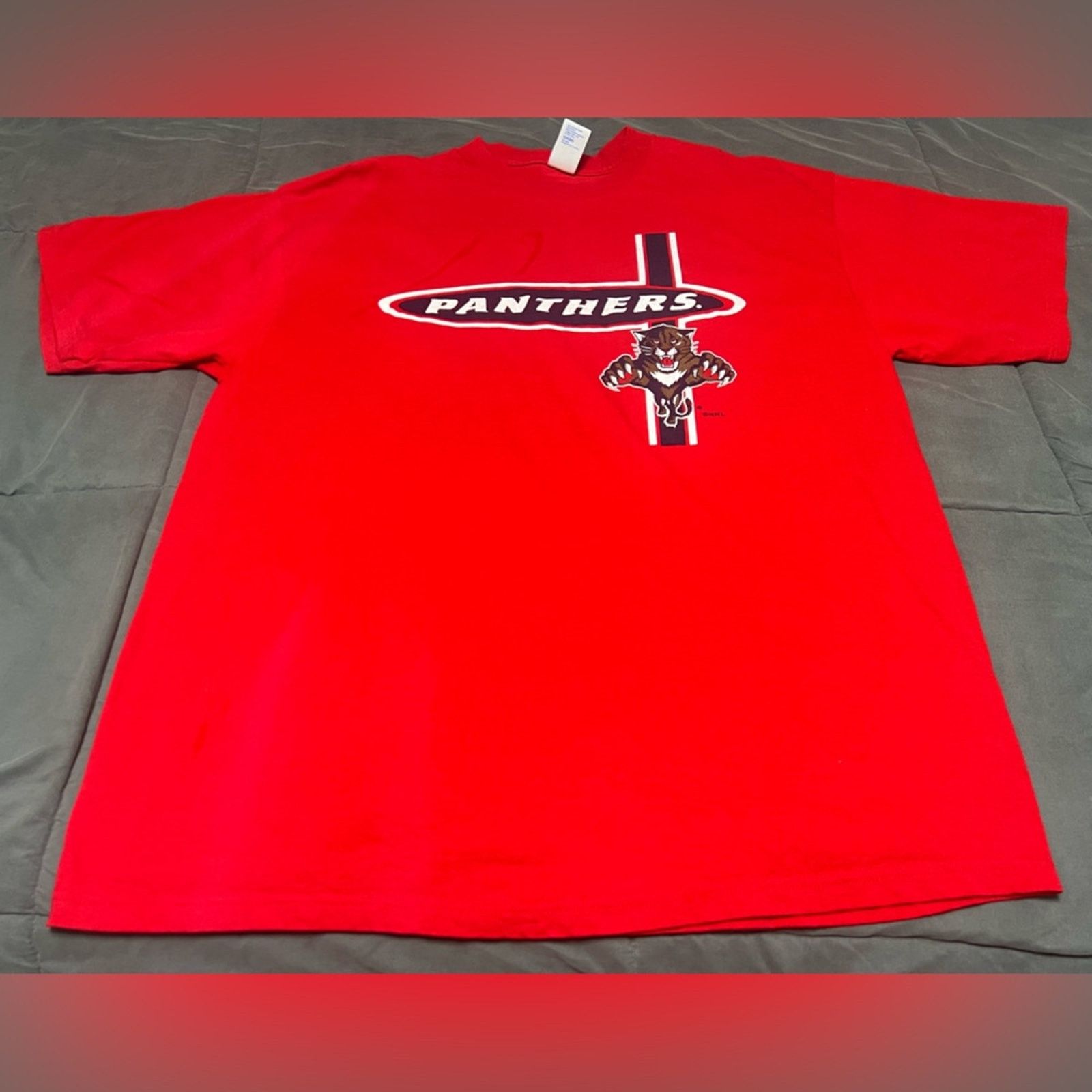 Logo 7 Vintage 90s Florida Panthers NHL Hockey Logo 7 T Shirt XXL Size US XXL / EU 58 / 5 - 1 Thumbnail