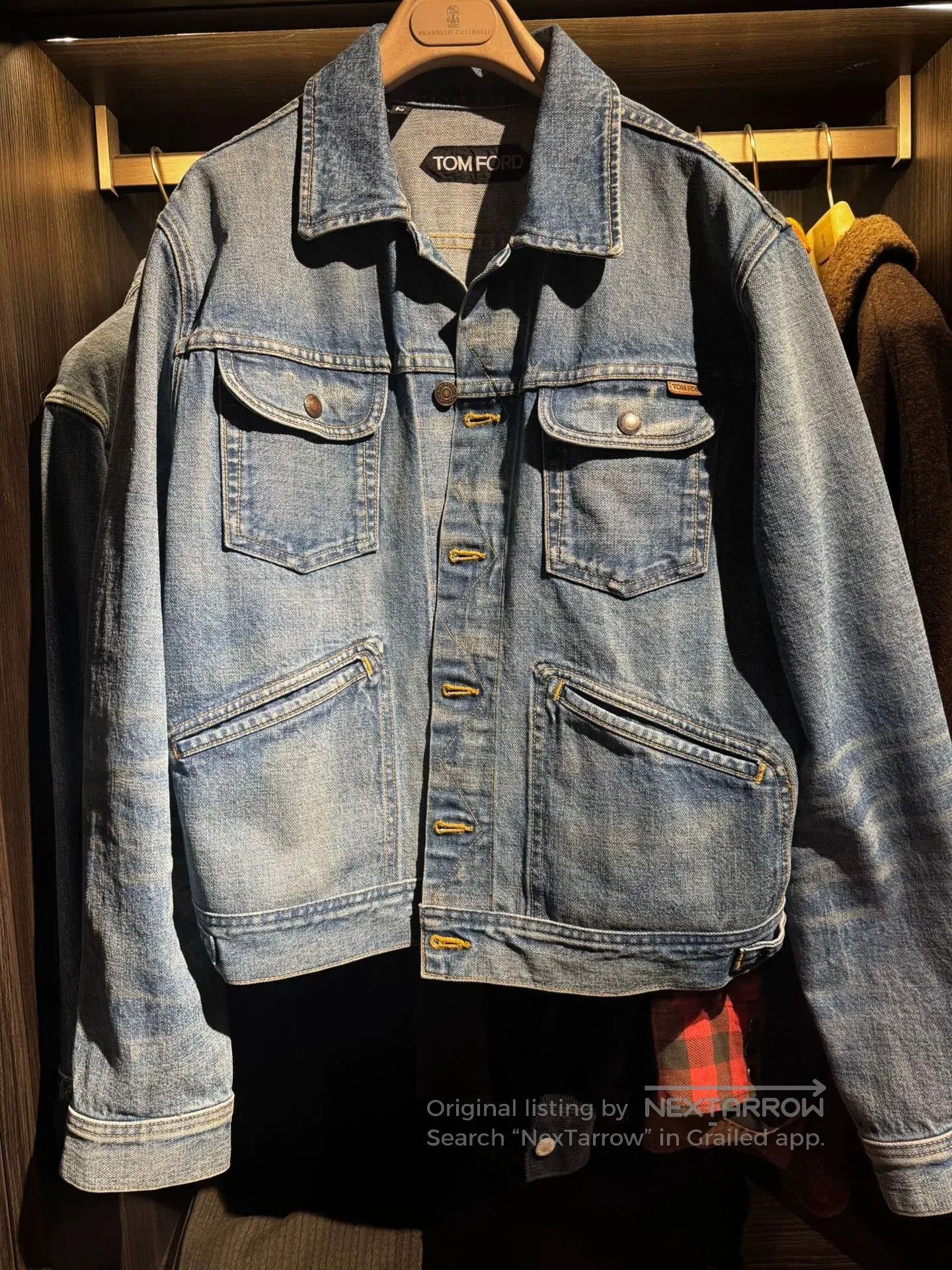 Tom Ford Tom Ford Denim Jacket M. Size US M / EU 48-50 / 2 - 1 Thumbnail