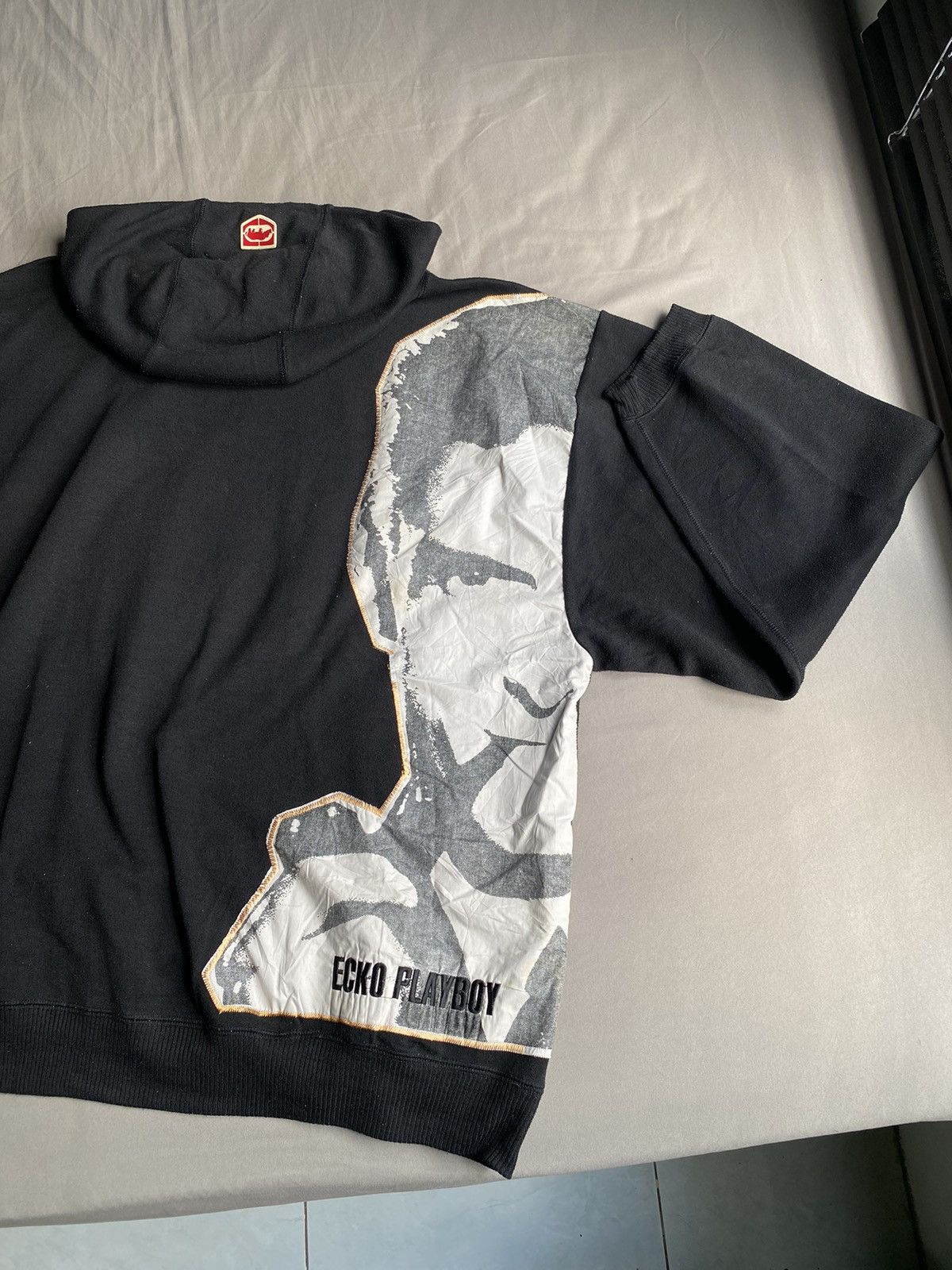 Ecko Unltd. × Playboy × Vintage VERYRARE Vintage Ecko x Playboy Big Logo Hoodie Size US XL / EU 56 / 4 - 4 Thumbnail