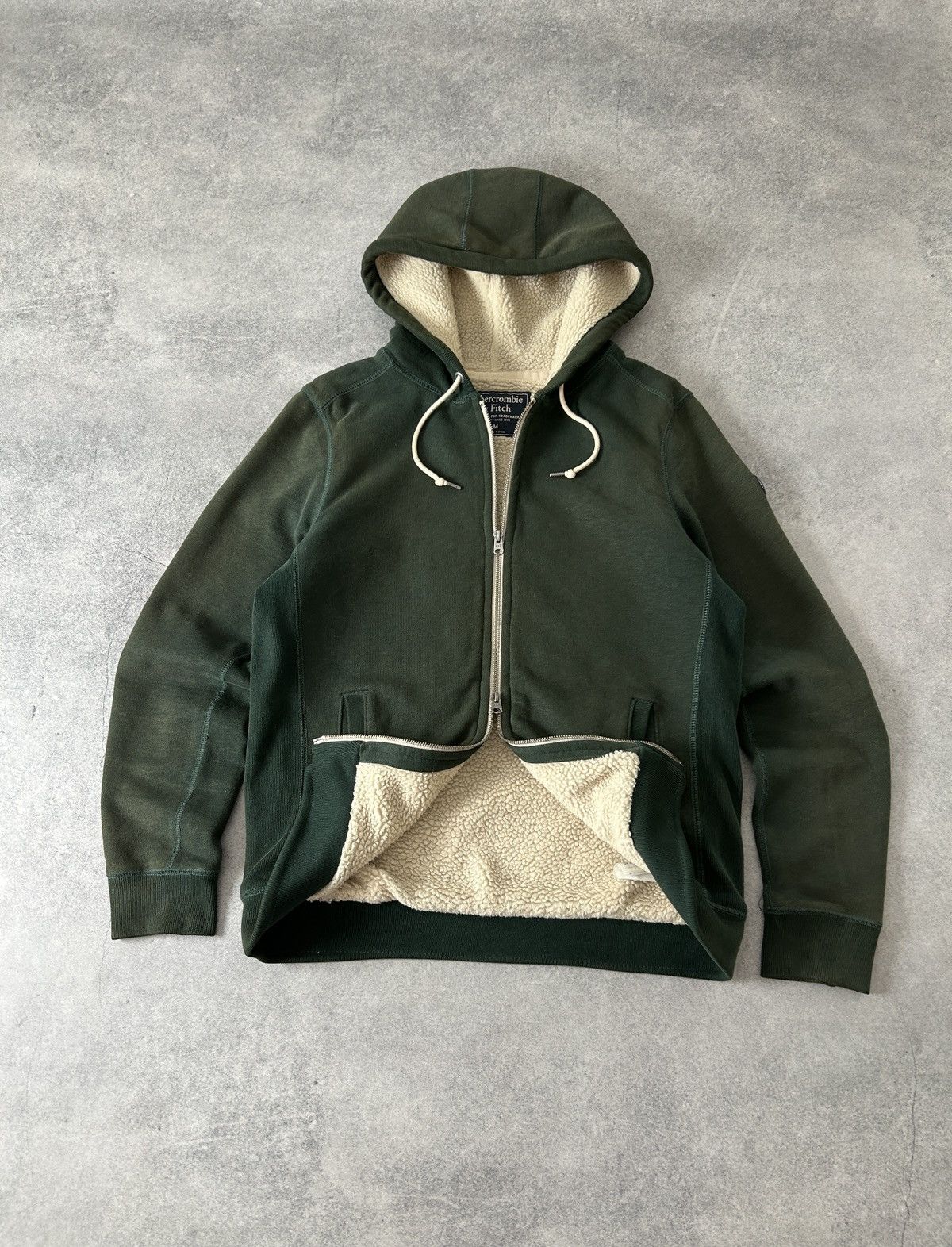 Abercrombie & Fitch Abercrombie&Fitch True faded Green Zip-hoodies if six nine Size US M / EU 48-50 / 2 - 1 Thumbnail