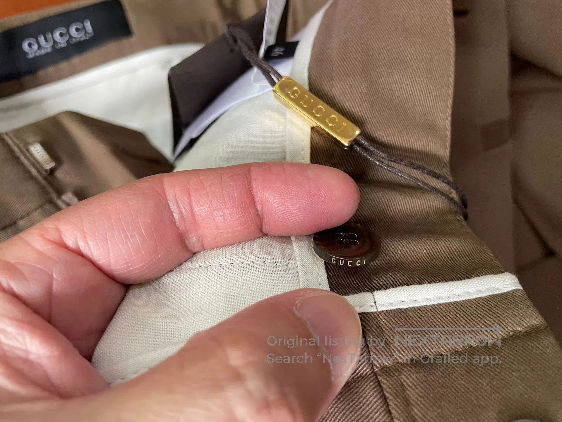 Gucci Gucci Men's 46 Casual/Dress Pants. Size US 30 / EU 46 - 7 Thumbnail