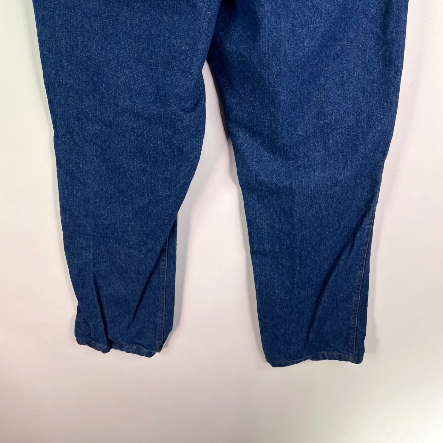 Vintage TITICACA FR Cat 2 Flame Resistant Blue Jeans Mens Size 34 X 31 Denim 5-Pocket Straight High Rise USA Cat Cowboy 90s Style Mens Size US 34 / EU 50 - 6 Thumbnail