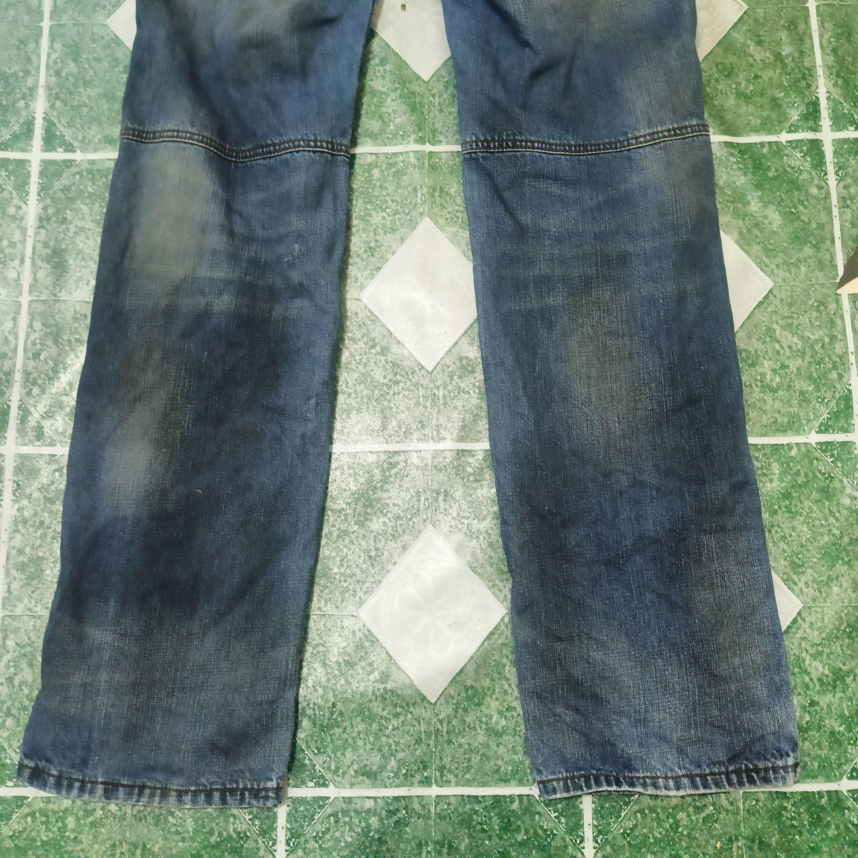 5351 POUR LES HOMMES Samuel & Kevin Jeans Distressed Denim Size US 31 - 12 Thumbnail