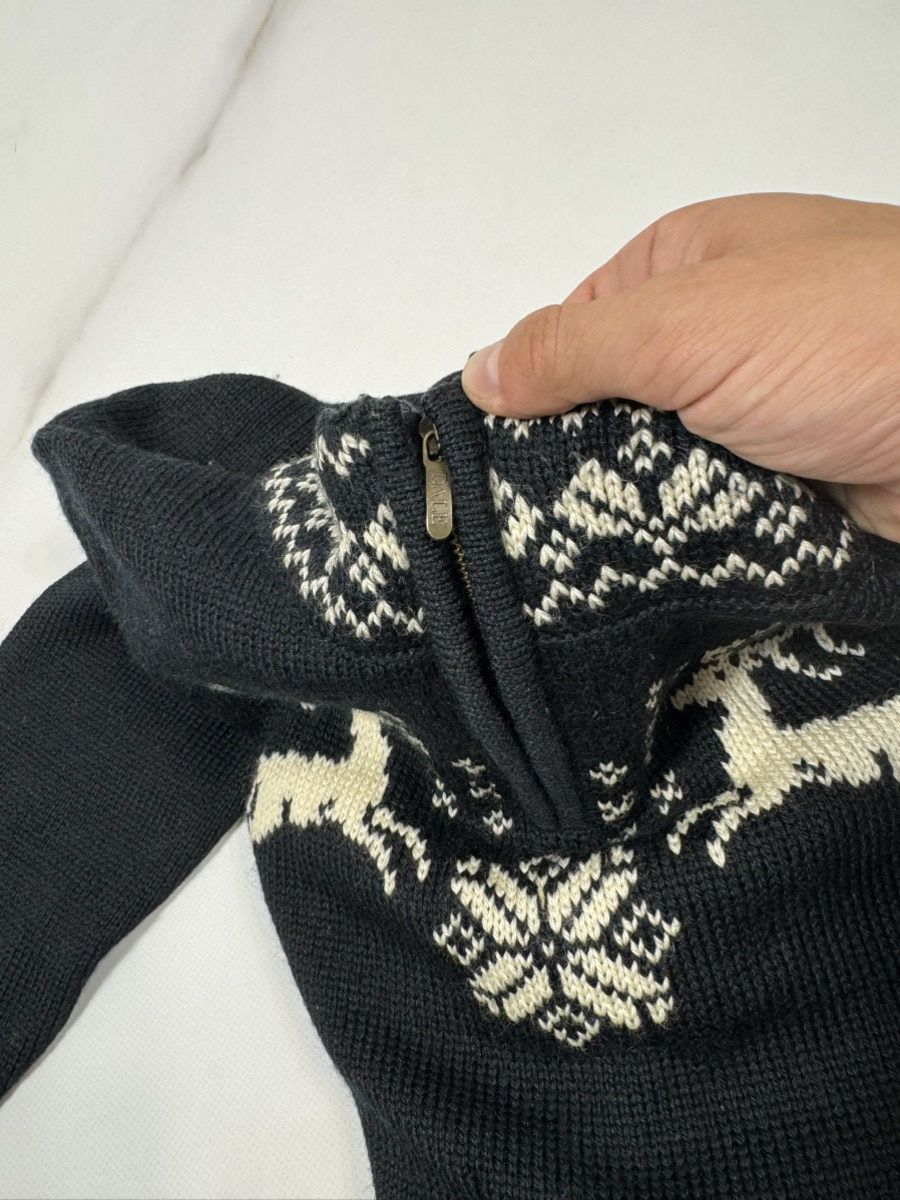 Dale Of Norway Dale of Norway Women's 1/3 zip Knit Sweater Size M / US 6-8 / IT 42-44 - 8 Thumbnail