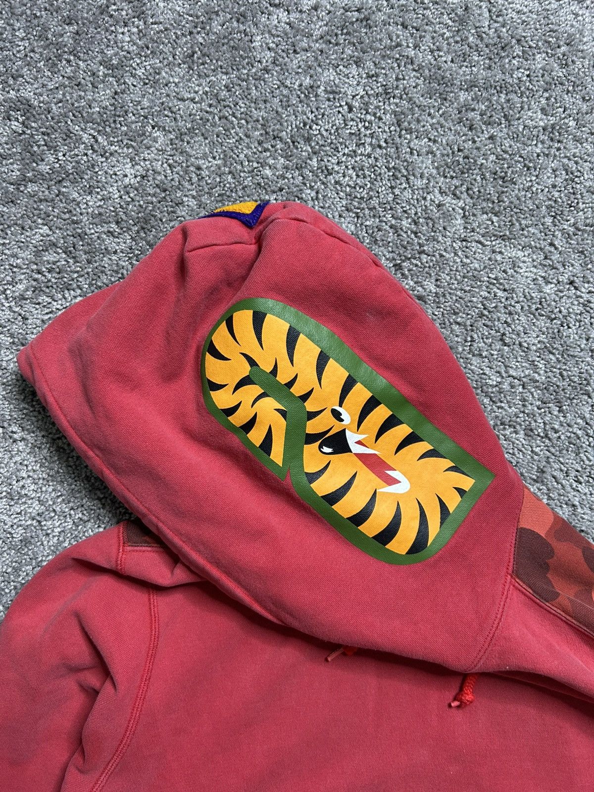 Other Bape Shark Wide Side Zip Camo Pullover Hoodie WGM Size US L / EU 52-54 / 3 - 8 Thumbnail
