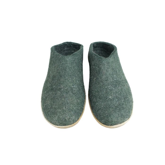 Streetwear Glerups Men's Wool Slip On Flexible Comfort Clogs Slippers