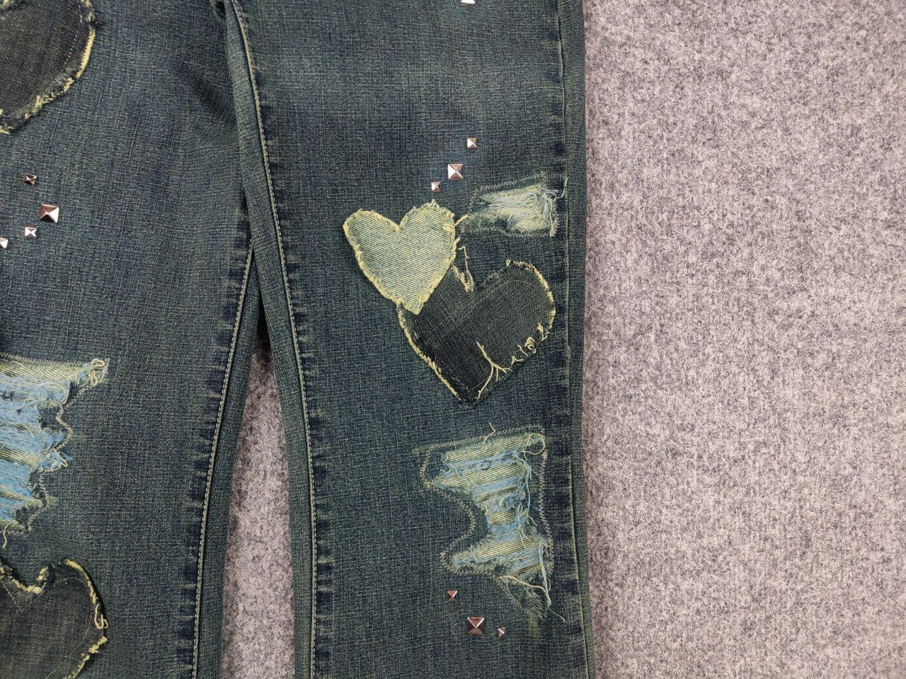 If Six Was Nine Vintage Y2K hysteric glamour Japan low-rise jeans Flared LGB Size 26" / US 2 / IT 38 - 9 Thumbnail