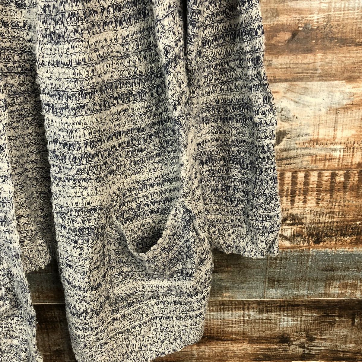 Japanese Brand Ecost Shop Grey knitwear Cardigan #A1343 Size US L / EU 52-54 / 3 - 8 Thumbnail