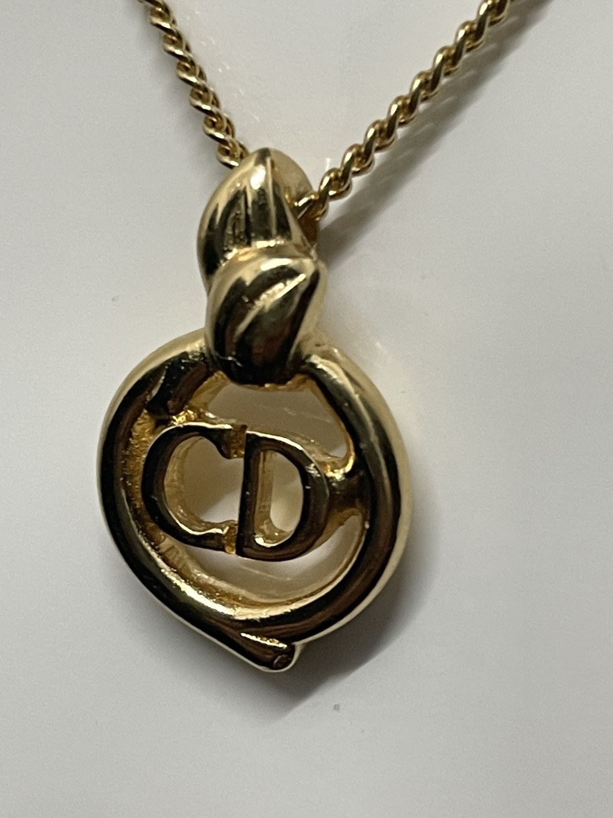 Dior Authentic Dior CD Logo Necklace Pendant (Germany) Size ONE SIZE - 5 Thumbnail