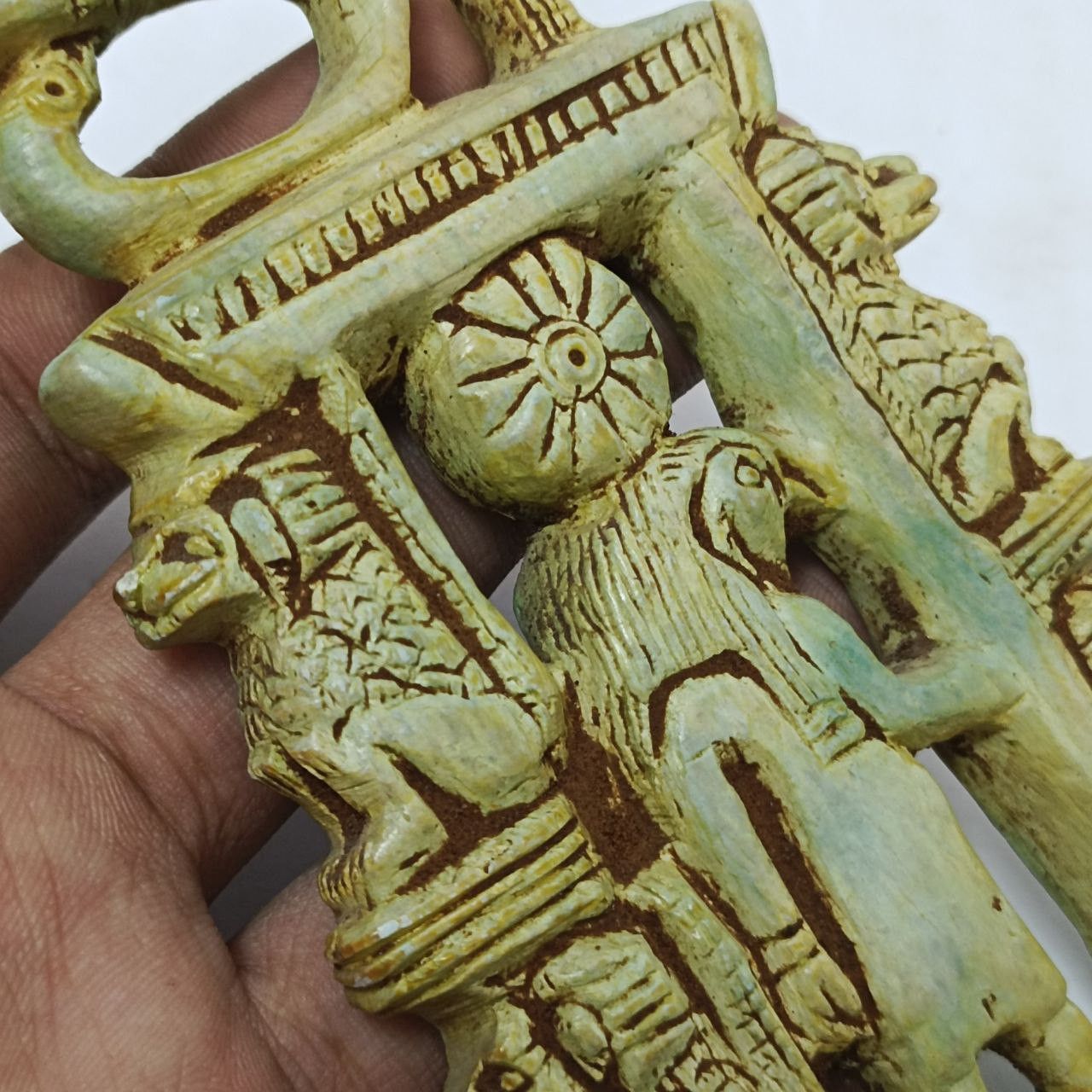 Handmade Ancient Egyptian Art – Horus Eye – Falcon – Antique Size ONE SIZE - 5 Thumbnail