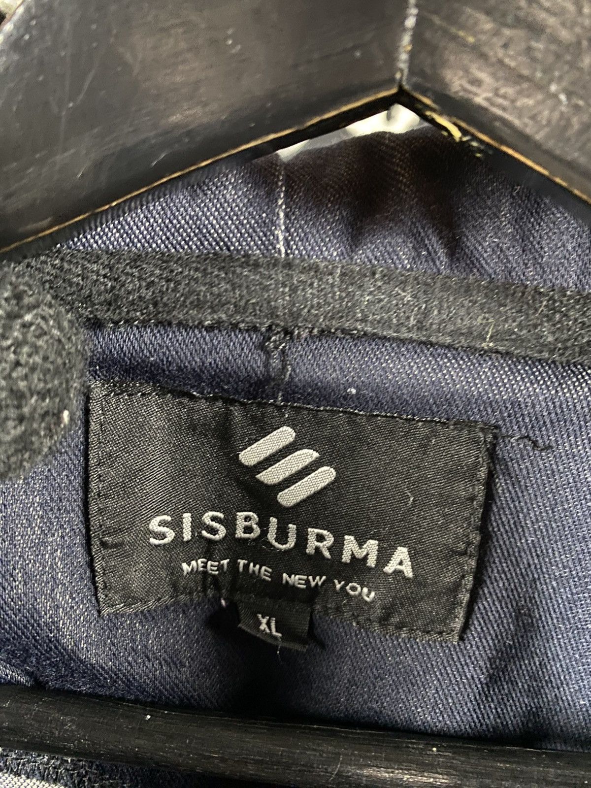 Japanese Brand SISBURMA Navy Blue Pullover Hoodie | Minimalist Casual Size US XL / EU 56 / 4 - 9 Thumbnail