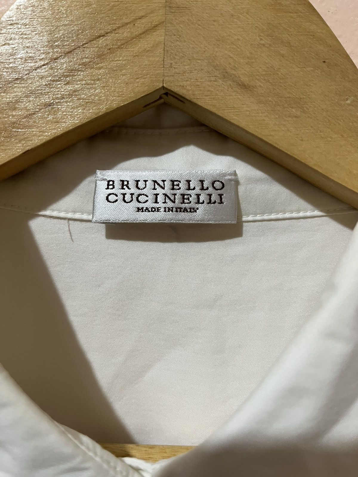 Brunello Cucinelli Brunello Cucinelli - Bead Embellished - Button Up Shirt Size S / US 4 / IT 40 - 9 Thumbnail