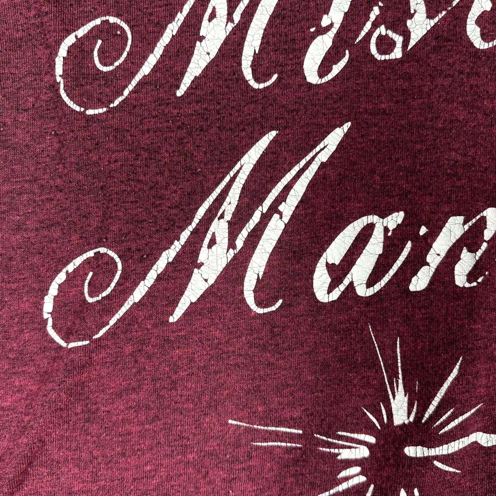 Vintage Harry Potter Tee Shirt Womens XL Maroon Mischief Managed Short Sleeve V Neck Top Size XL / US 12-14 / IT 48-50 - 5 Thumbnail