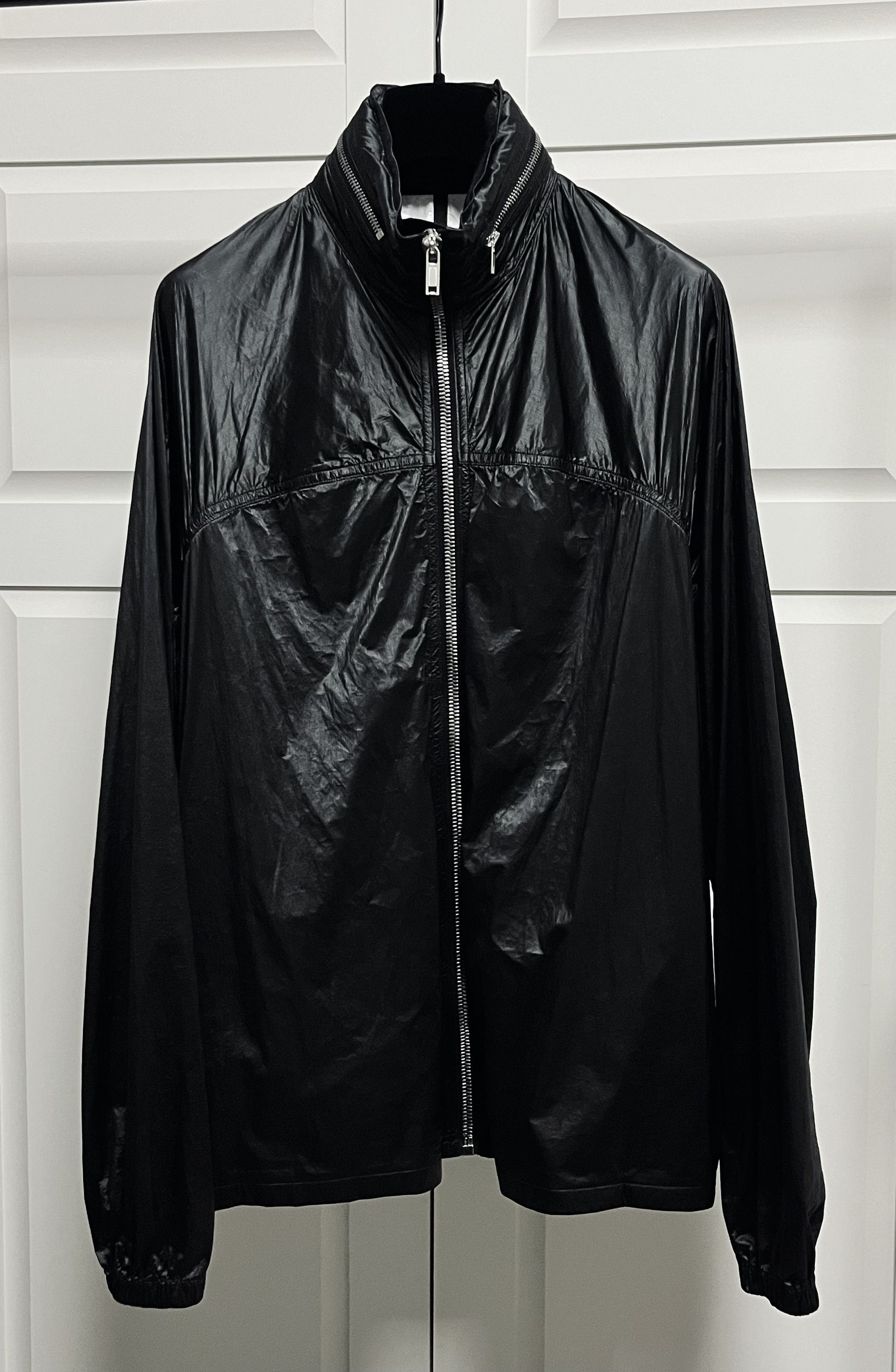 Rick Owens RICK OWENS WINDBREAKER JACKET IN COATED MEMBRANE Size US XS / EU 42 / 0 - 1 Thumbnail