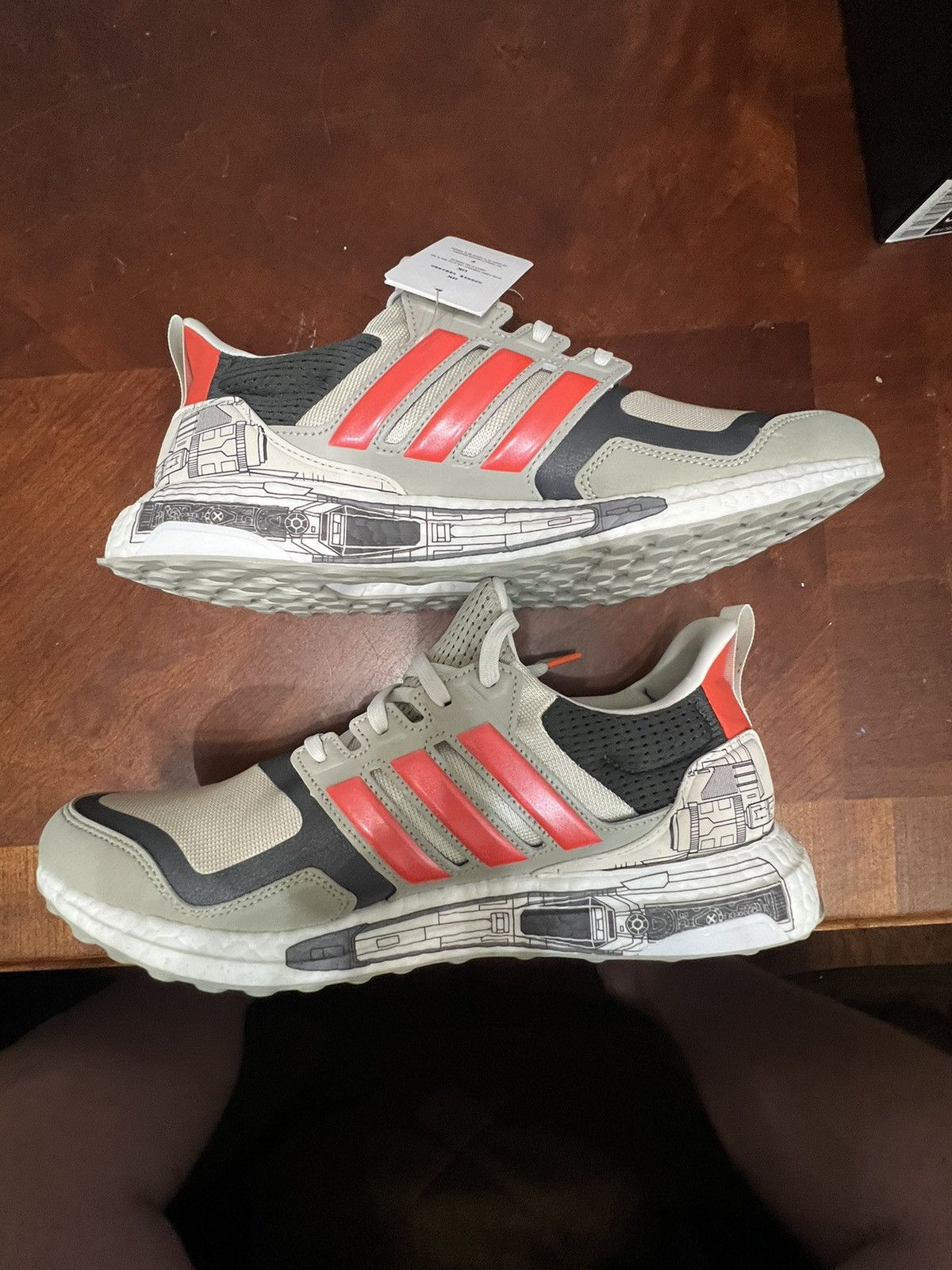 Adidas Adidas Ultra Boost “Star Wars X Wing” Size US 10.5 / EU 43-44 - 2 Thumbnail