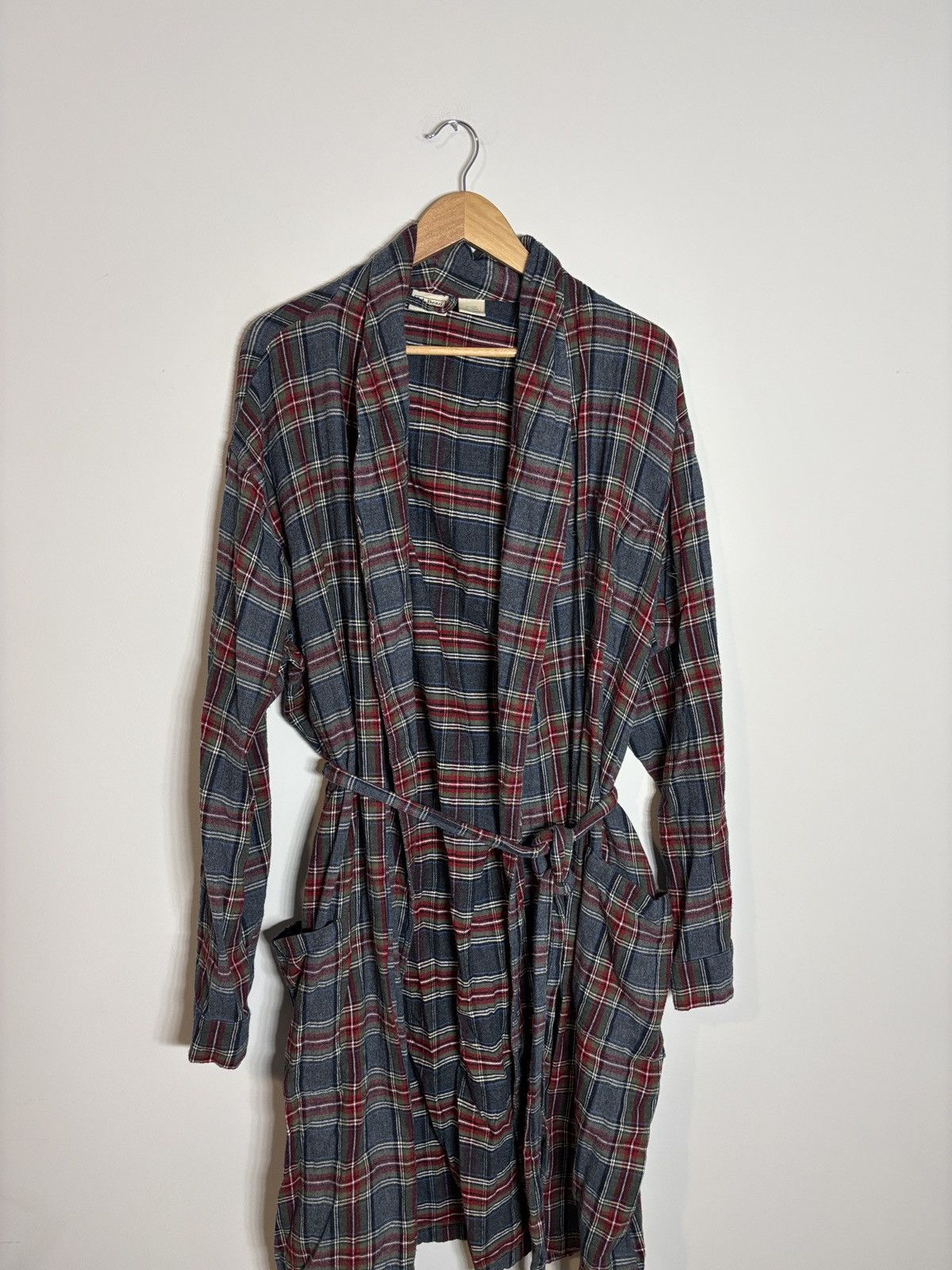 L.L. Bean L.L. Bean Plaid Cotton Flannel Robe XL Size US XL / EU 56 / 4 - 1 Thumbnail