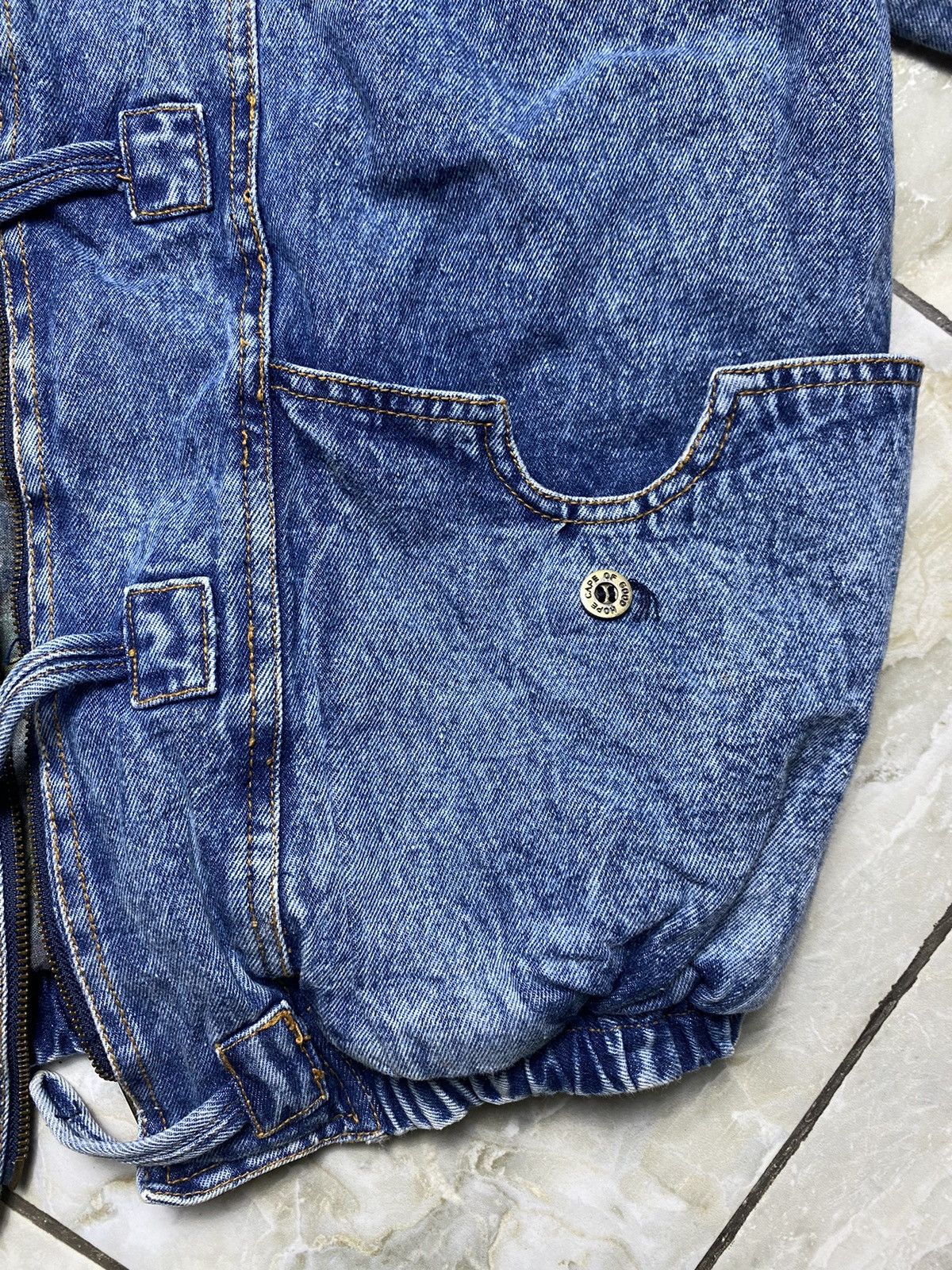 Vintage Selaster Vintage Denim Bomber Jacket Pit22 Size US L / EU 52-54 / 3 - 10 Thumbnail