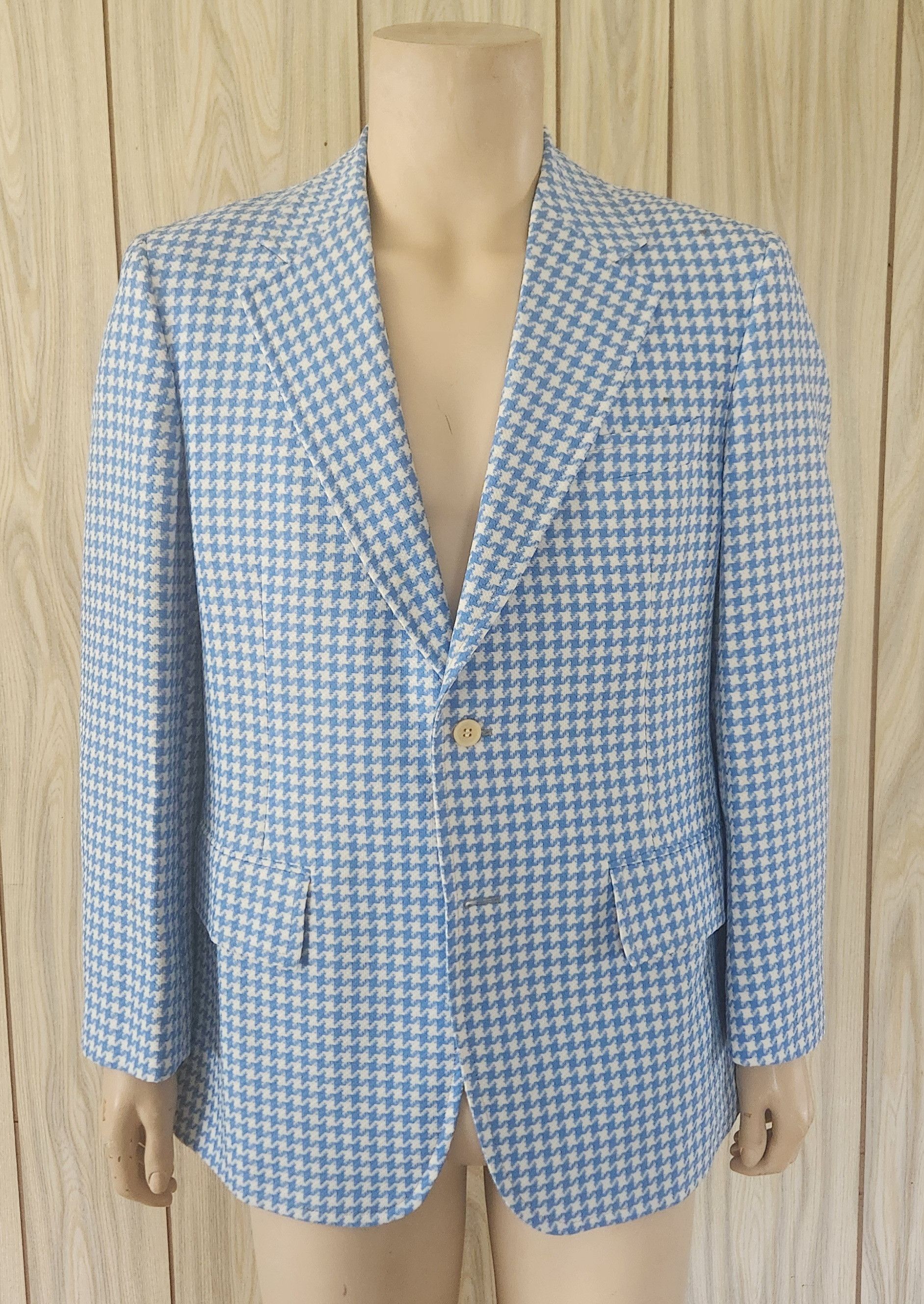 Vintage vintage sport coat 42R 1970s polyester Izod Size 42R - 1 Thumbnail
