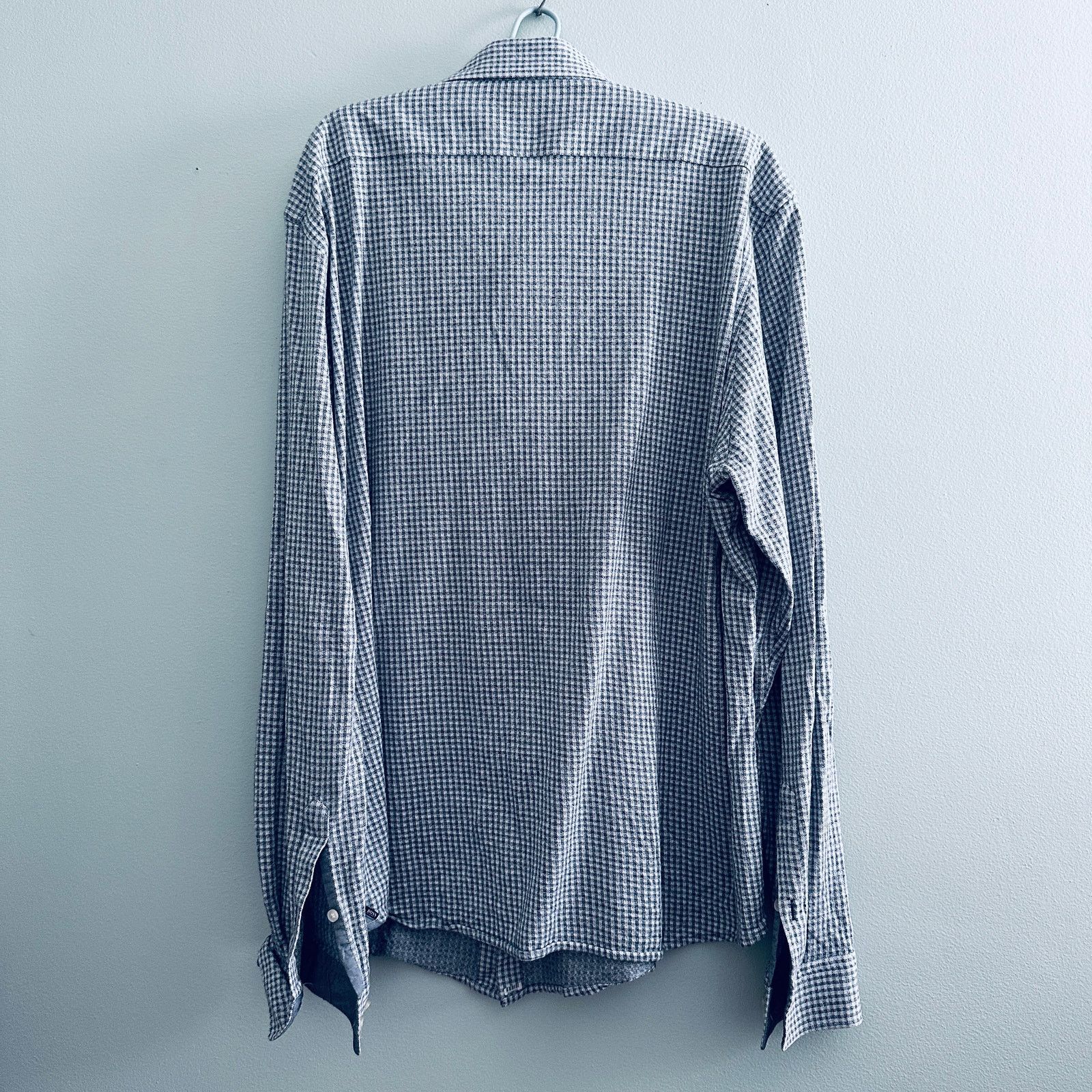 Hugo Boss Hugo Boss gray plaid button down Size US XL / EU 56 / 4 - 3 Thumbnail