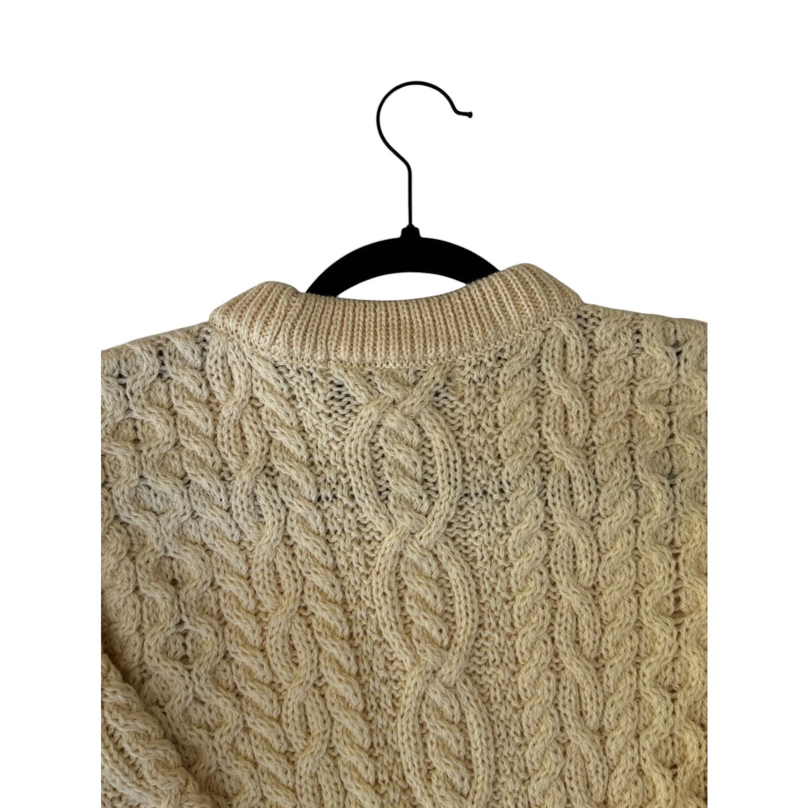 Aran Sweater Market Aran Mõr Vintage Irish Wool Sweater Size S / US 4 / IT 40 - 7 Thumbnail