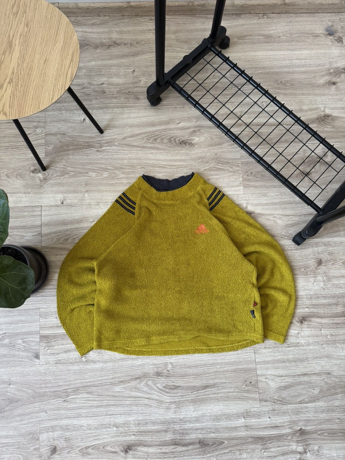 Vintage 90s Adidas Sherpa Fleece Sweatshirt