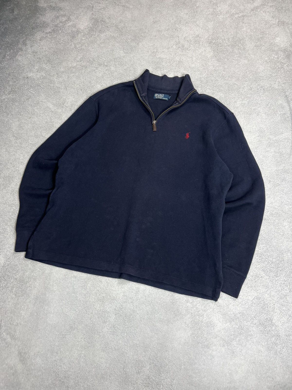 Polo Ralph Lauren Vintage Polo Raplh Lauren 3/4 Zip OldMoney Y2K Hoodie Size US L / EU 52-54 / 3 - 1 Thumbnail