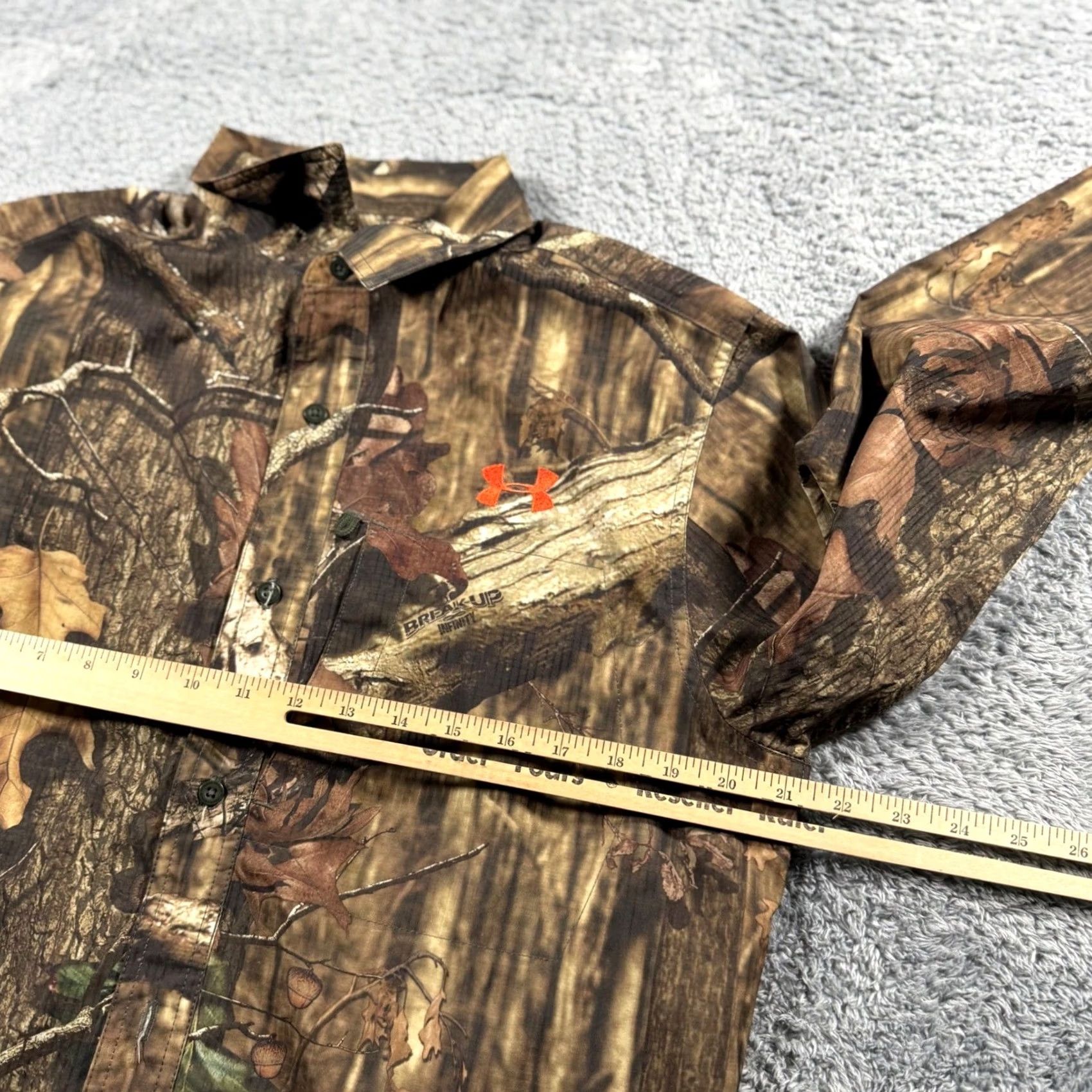 Under Armour Under Armour Performance Shirt Camo Hunting Button Size M Adult Mens Size US M / EU 48-50 / 2 - 7 Thumbnail