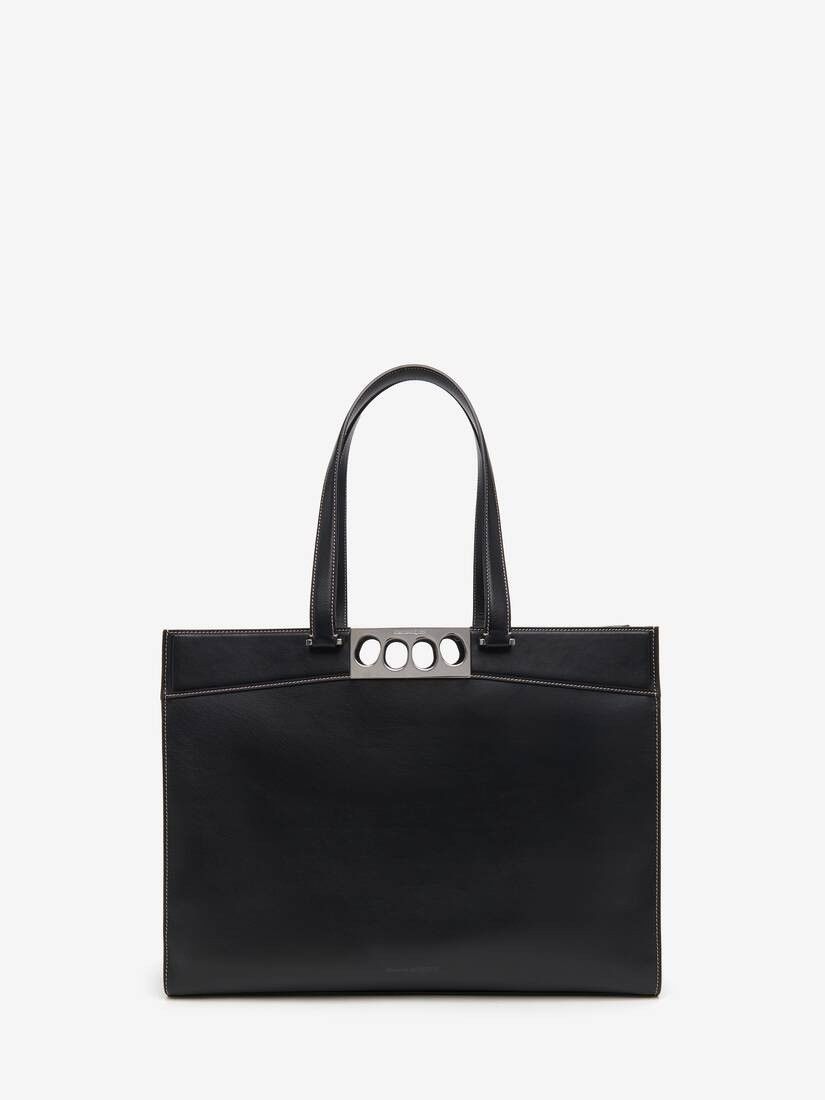 Alexander McQueen o1w1db10725 Size:OS/The Grip East West Tote Bag in Black Size ONE SIZE - 1 Thumbnail